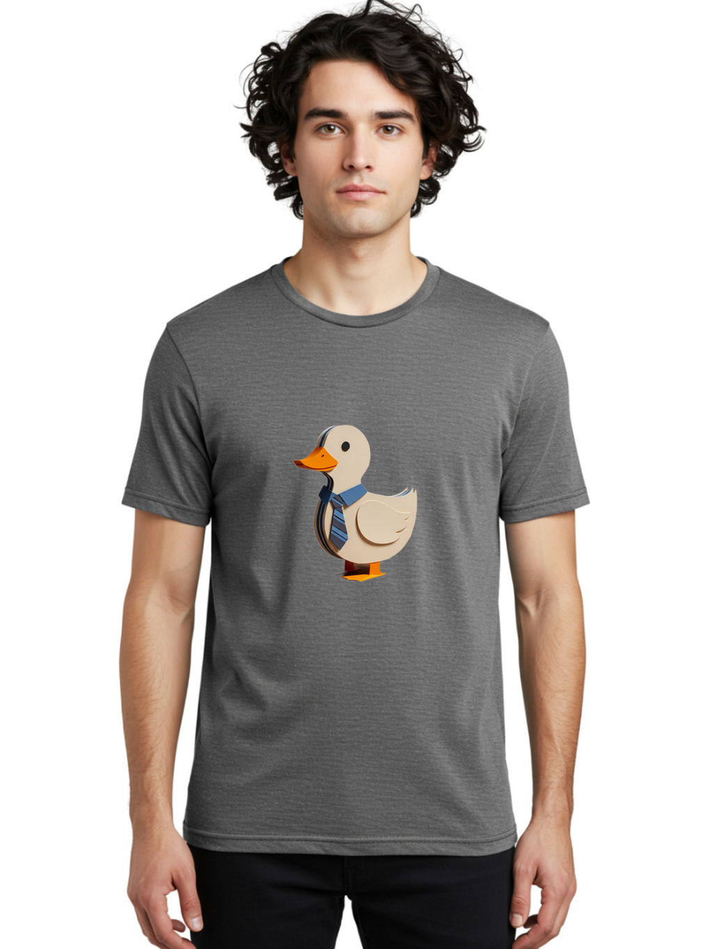 Duck-In-Tie Men'S Graphic Tee, 100% Cotton, Comfortable Casual Summer Wear, Machine Washable, Vintage Camera, Old Camera, Antique Camera, Black Camera, Classic Photography, Photography Equipment, Nostalgic Device, Film Camera, Camera Art Bam346