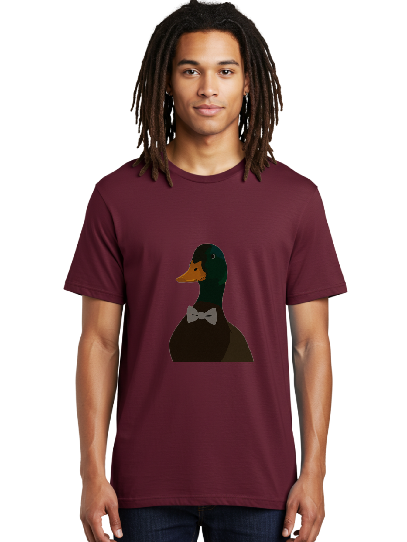 Duck-With-Bow-Tie Men'S Graphic Tee, 100% Cotton, Comfortable Casual Summer Wear, Machine Washable, Vintage Camera, Old Camera, Antique Camera, Black Camera, Classic Photography, Photography Equipment, Nostalgic Device, Film Camera, Camera Art Bam349