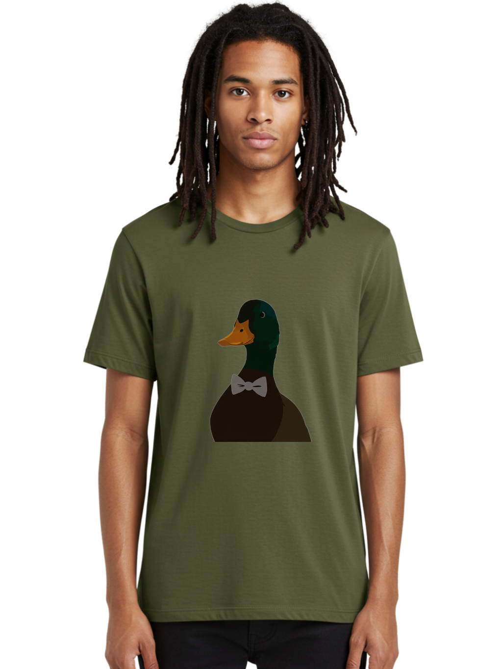 Duck-With-Bow-Tie Men'S Graphic Tee, 100% Cotton, Comfortable Casual Summer Wear, Machine Washable, Vintage Camera, Old Camera, Antique Camera, Black Camera, Classic Photography, Photography Equipment, Nostalgic Device, Film Camera, Camera Art Bam349