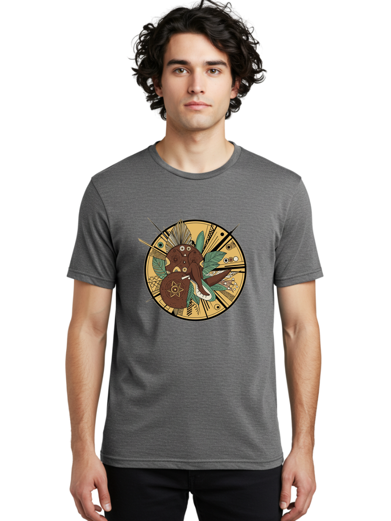 Eagle-Head-Sacred-Geometry Men'S Graphic Tee, 100% Cotton, Comfortable Casual Summer Wear, Machine Washable, Vintage Camera, Old Camera, Antique Camera, Black Camera, Classic Photography, Photography Equipment, Nostalgic Device, Film Camera, Bam352