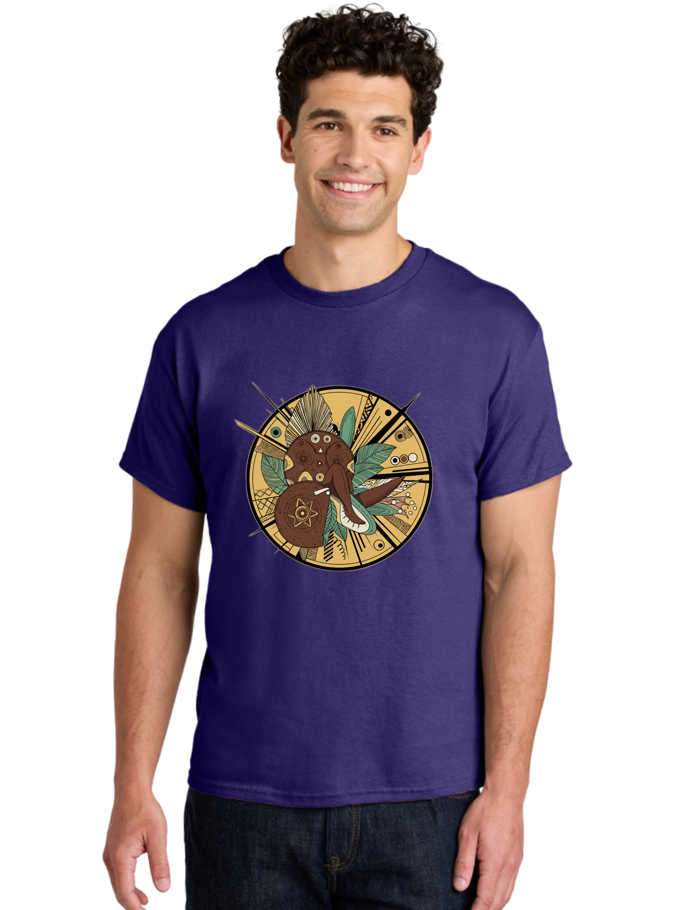 Eagle-Head-Sacred-Geometry Men'S Graphic Tee, 100% Cotton, Comfortable Casual Summer Wear, Machine Washable, Vintage Camera, Old Camera, Antique Camera, Black Camera, Classic Photography, Photography Equipment, Nostalgic Device, Film Camera, Bam352
