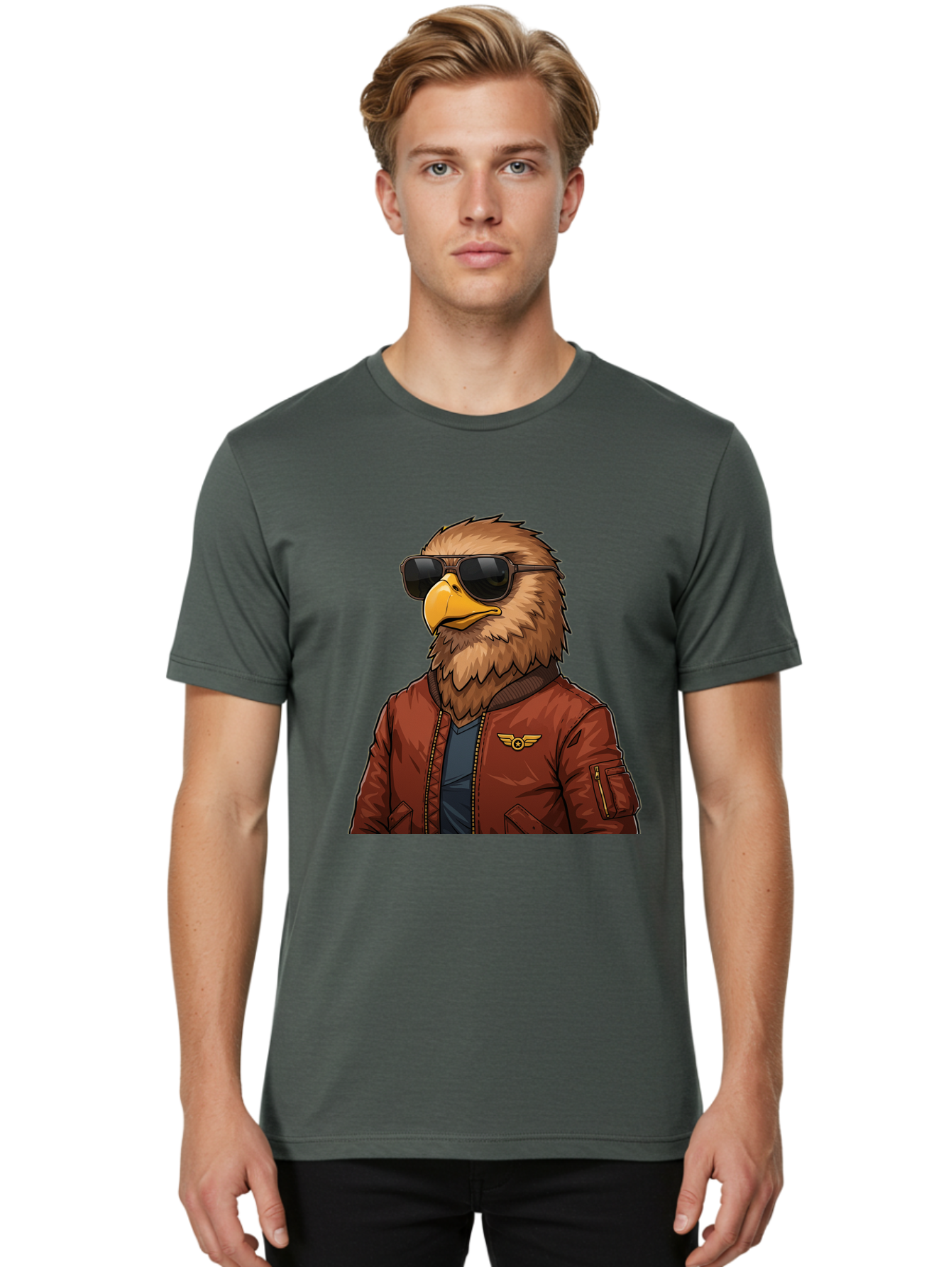 Eagle-Pilot Men'S Graphic Tee, 100% Cotton, Comfortable Casual Summer Wear, Machine Washable, Vintage Camera, Old Camera, Antique Camera, Black Camera, Classic Photography, Photography Equipment, Nostalgic Device, Film Camera, Camera Art Bam353