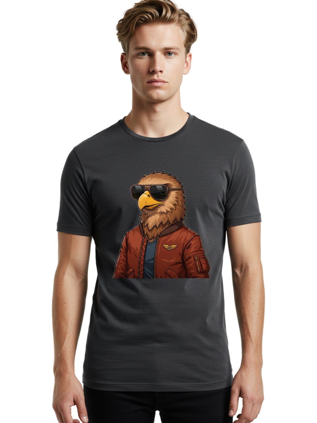 Eagle-Pilot Men'S Graphic Tee, 100% Cotton, Comfortable Casual Summer Wear, Machine Washable, Vintage Camera, Old Camera, Antique Camera, Black Camera, Classic Photography, Photography Equipment, Nostalgic Device, Film Camera, Camera Art Bam353