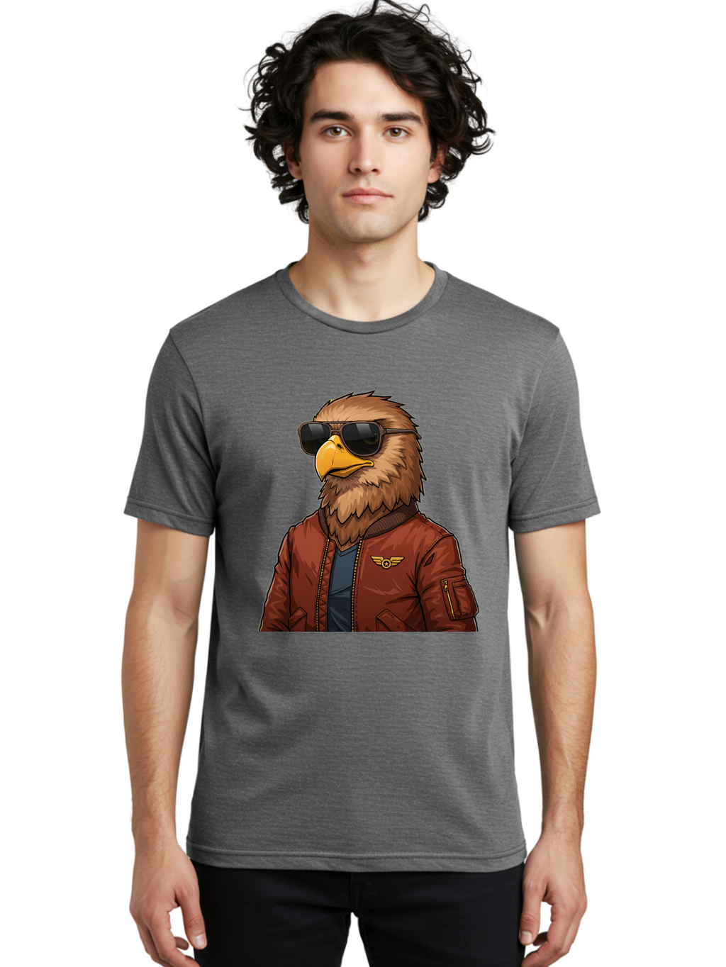 Eagle-Pilot Men'S Graphic Tee, 100% Cotton, Comfortable Casual Summer Wear, Machine Washable, Vintage Camera, Old Camera, Antique Camera, Black Camera, Classic Photography, Photography Equipment, Nostalgic Device, Film Camera, Camera Art Bam353