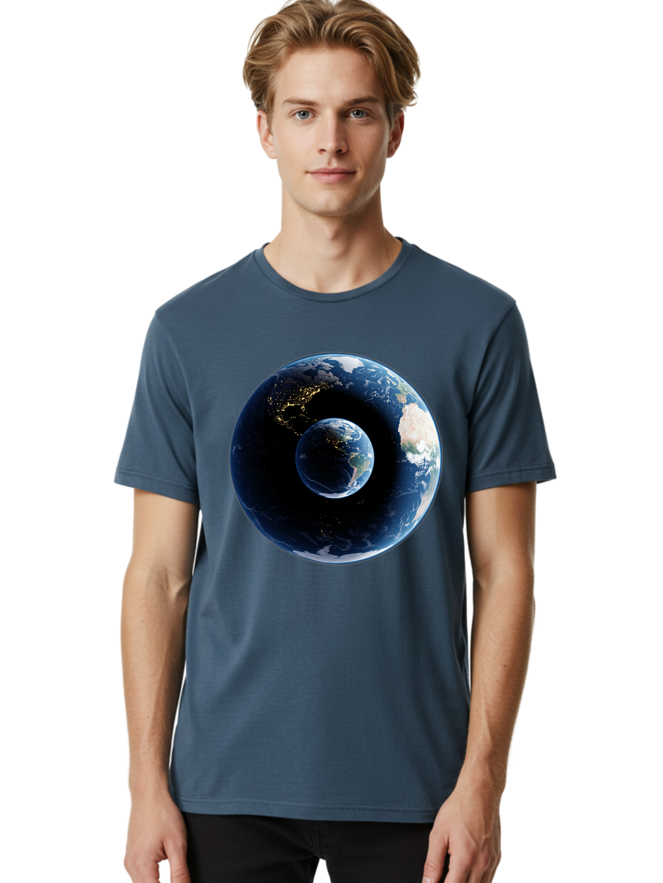 Earth-1 Men'S Graphic Tee, 100% Cotton, Comfortable Casual Summer Wear, Machine Washable, Vintage Camera, Old Camera, Antique Camera, Black Camera, Classic Photography, Photography Equipment, Nostalgic Device, Film Camera, Camera Art Bam354