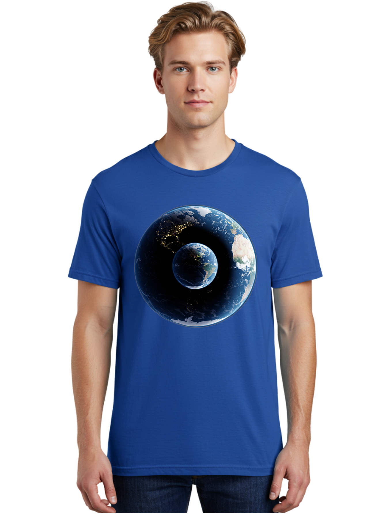 Earth-1 Men'S Graphic Tee, 100% Cotton, Comfortable Casual Summer Wear, Machine Washable, Vintage Camera, Old Camera, Antique Camera, Black Camera, Classic Photography, Photography Equipment, Nostalgic Device, Film Camera, Camera Art Bam354