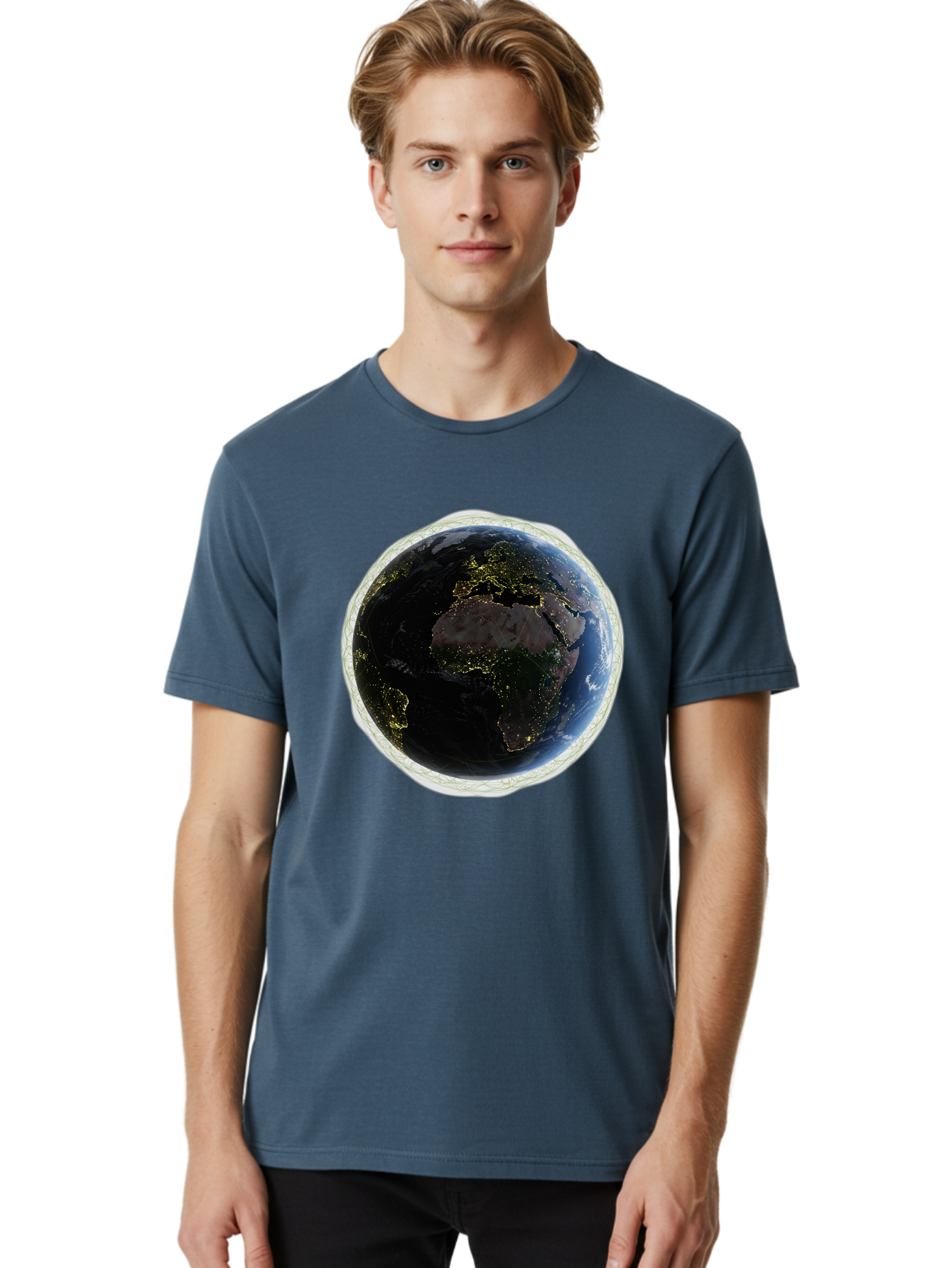 Earth-At-Night Men'S Graphic Tee, 100% Cotton, Comfortable Casual Summer Wear, Machine Washable, Vintage Camera, Old Camera, Antique Camera, Black Camera, Classic Photography, Photography Equipment, Nostalgic Device, Film Camera, Camera Art Bam355