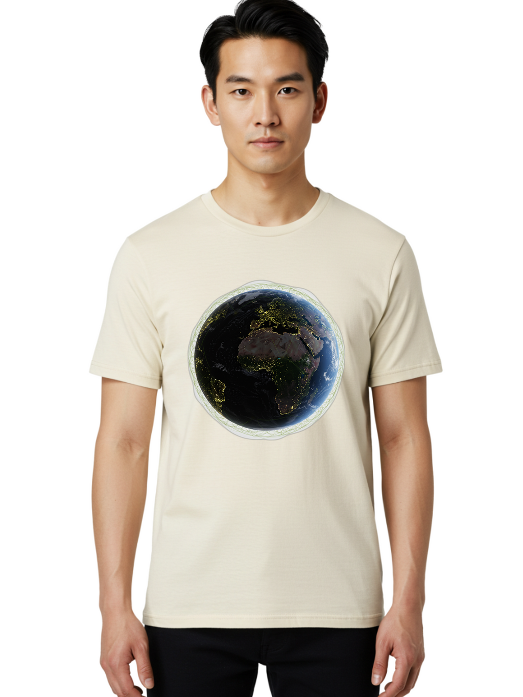 Earth-At-Night Men'S Graphic Tee, 100% Cotton, Comfortable Casual Summer Wear, Machine Washable, Vintage Camera, Old Camera, Antique Camera, Black Camera, Classic Photography, Photography Equipment, Nostalgic Device, Film Camera, Camera Art Bam355
