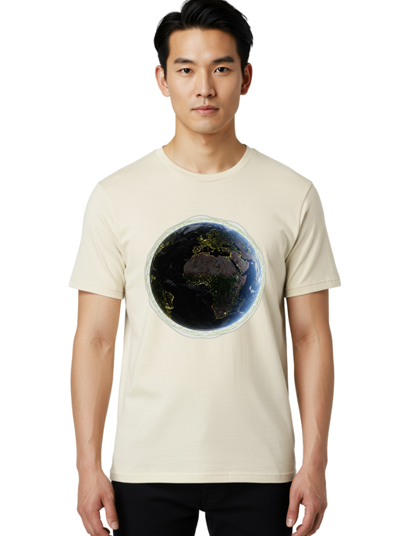 Earth-At-Night Men'S Graphic Tee, 100% Cotton, Comfortable Casual Summer Wear, Machine Washable, Vintage Camera, Old Camera, Antique Camera, Black Camera, Classic Photography, Photography Equipment, Nostalgic Device, Film Camera, Camera Art Bam355