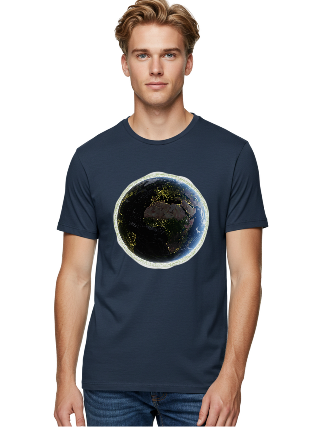 Earth-At-Night Men'S Graphic Tee, 100% Cotton, Comfortable Casual Summer Wear, Machine Washable, Vintage Camera, Old Camera, Antique Camera, Black Camera, Classic Photography, Photography Equipment, Nostalgic Device, Film Camera, Camera Art Bam355