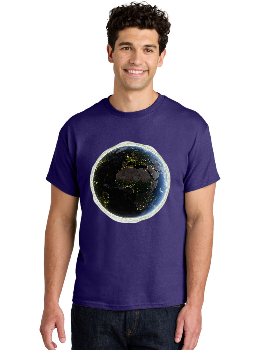Earth-At-Night Men'S Graphic Tee, 100% Cotton, Comfortable Casual Summer Wear, Machine Washable, Vintage Camera, Old Camera, Antique Camera, Black Camera, Classic Photography, Photography Equipment, Nostalgic Device, Film Camera, Camera Art Bam355
