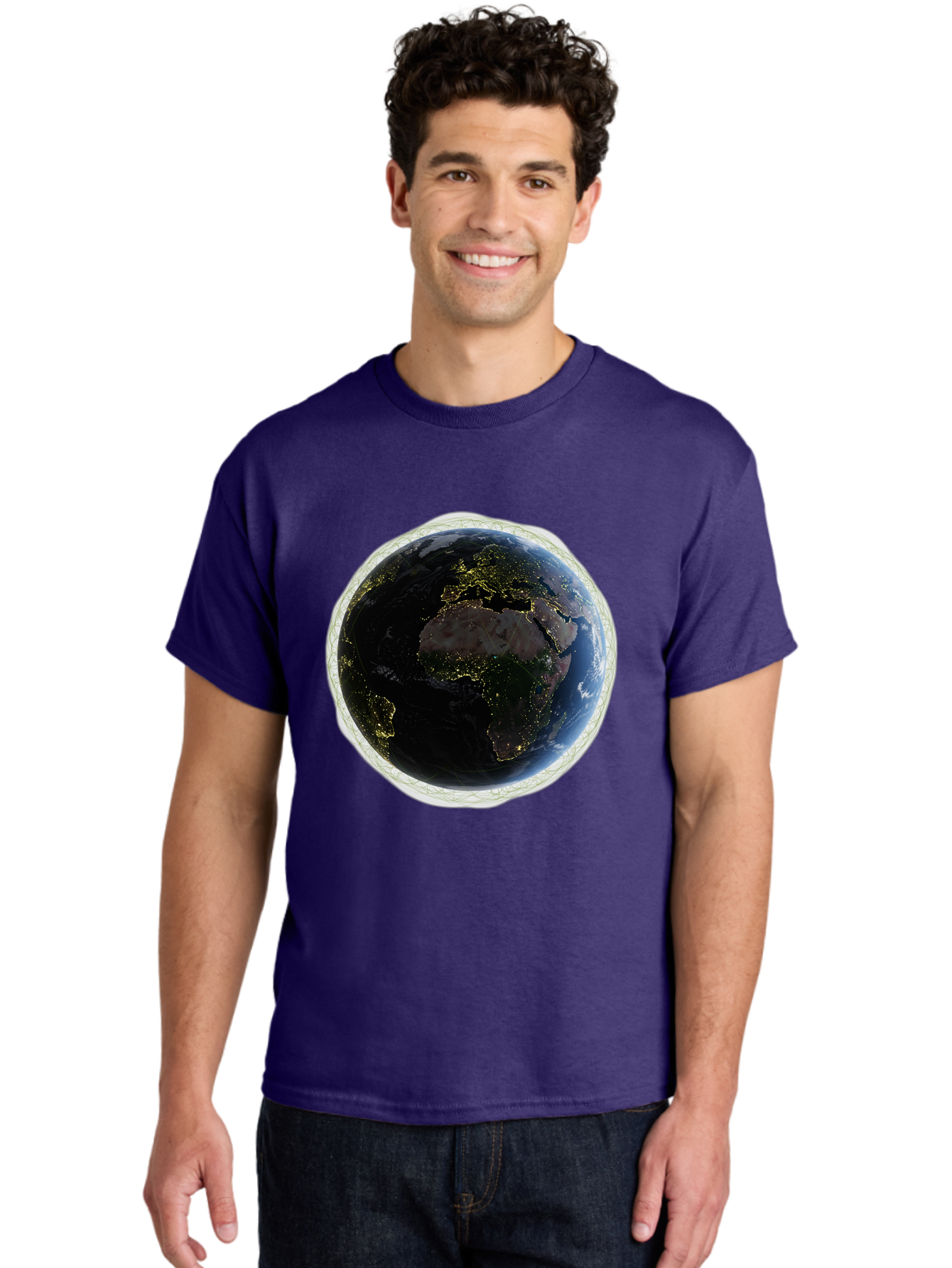Earth-At-Night Men'S Graphic Tee, 100% Cotton, Comfortable Casual Summer Wear, Machine Washable, Vintage Camera, Old Camera, Antique Camera, Black Camera, Classic Photography, Photography Equipment, Nostalgic Device, Film Camera, Camera Art Bam355