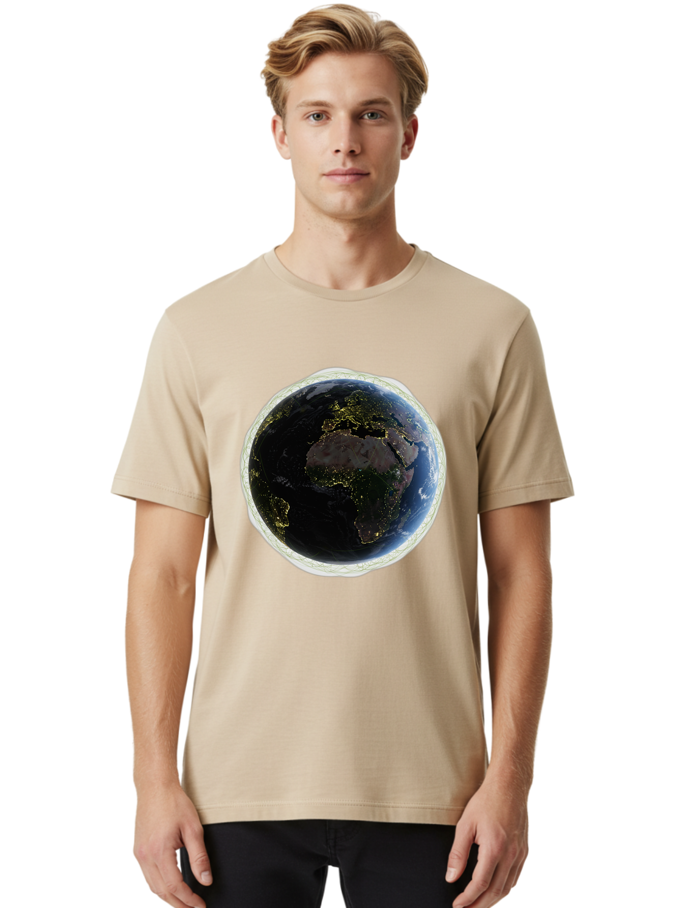 Earth-At-Night Men'S Graphic Tee, 100% Cotton, Comfortable Casual Summer Wear, Machine Washable, Vintage Camera, Old Camera, Antique Camera, Black Camera, Classic Photography, Photography Equipment, Nostalgic Device, Film Camera, Camera Art Bam355