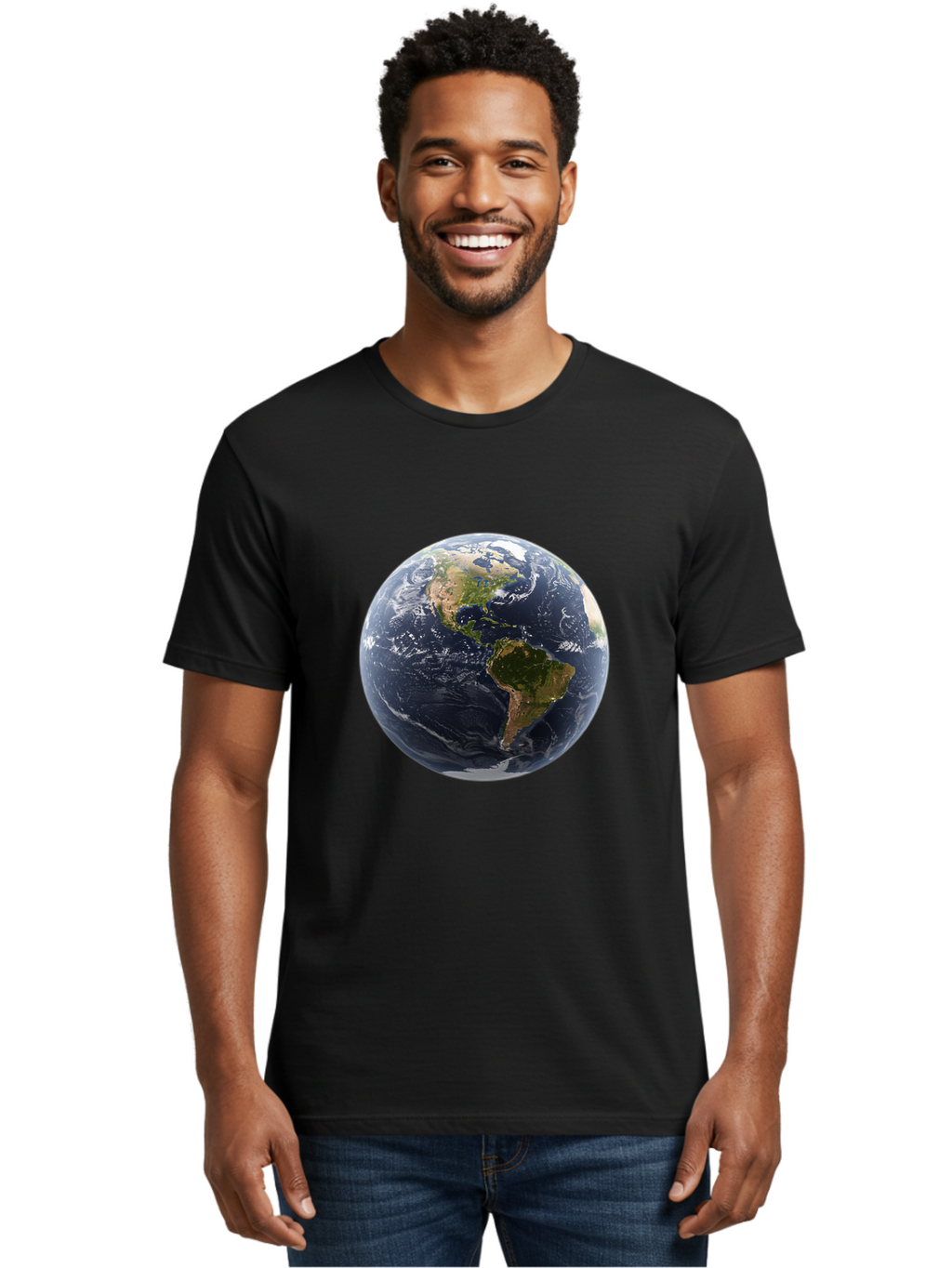 Earth-From-Space Men'S Graphic Tee, 100% Cotton, Comfortable Casual Summer Wear, Machine Washable, Vintage Camera, Old Camera, Antique Camera, Black Camera, Classic Photography, Photography Equipment, Nostalgic Device, Film Camera, Camera Art Bam357