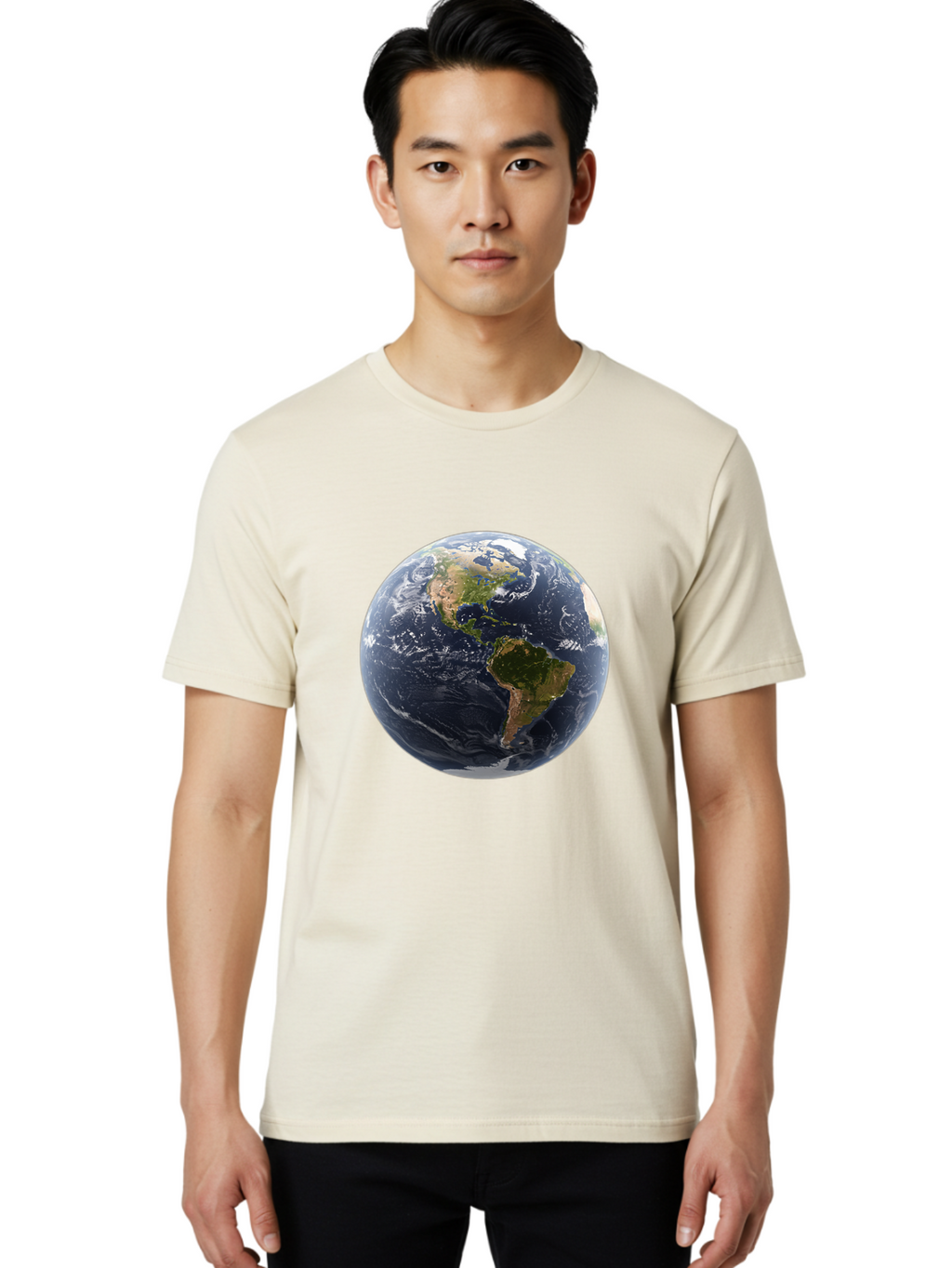 Earth-From-Space Men'S Graphic Tee, 100% Cotton, Comfortable Casual Summer Wear, Machine Washable, Vintage Camera, Old Camera, Antique Camera, Black Camera, Classic Photography, Photography Equipment, Nostalgic Device, Film Camera, Camera Art Bam357