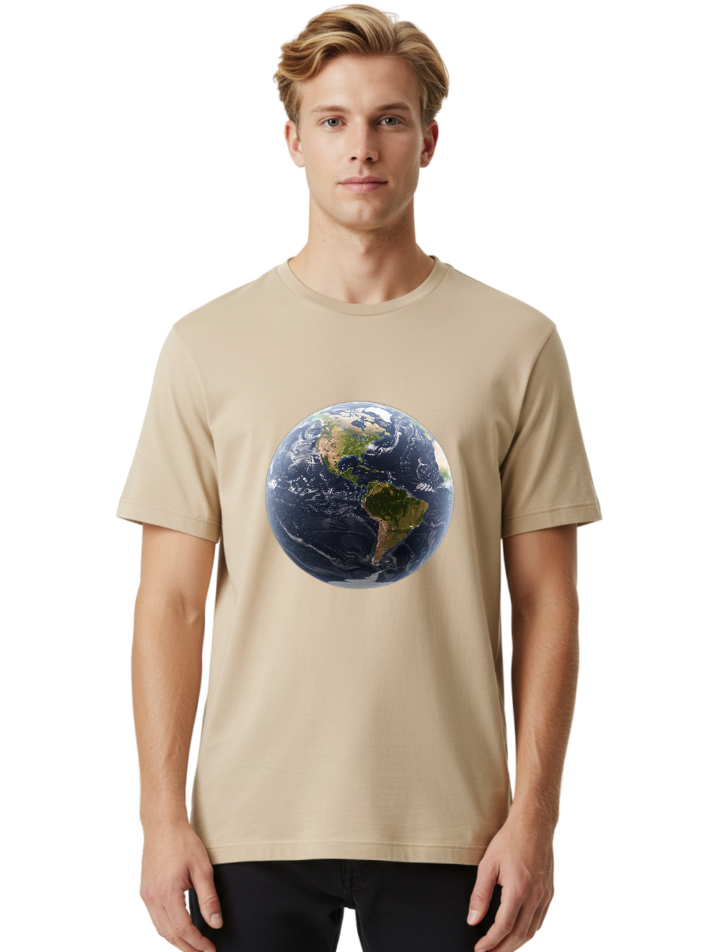 Earth-From-Space Men'S Graphic Tee, 100% Cotton, Comfortable Casual Summer Wear, Machine Washable, Vintage Camera, Old Camera, Antique Camera, Black Camera, Classic Photography, Photography Equipment, Nostalgic Device, Film Camera, Camera Art Bam357