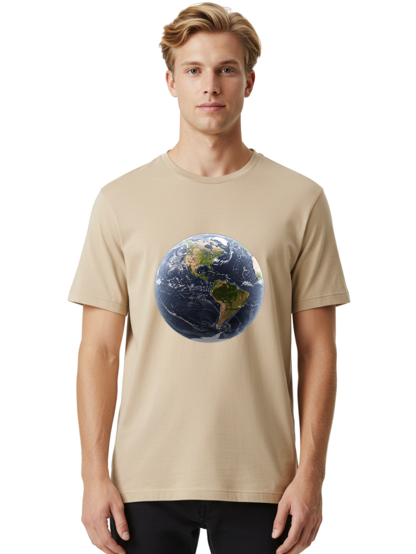 Earth-From-Space Men'S Graphic Tee, 100% Cotton, Comfortable Casual Summer Wear, Machine Washable, Vintage Camera, Old Camera, Antique Camera, Black Camera, Classic Photography, Photography Equipment, Nostalgic Device, Film Camera, Camera Art Bam357