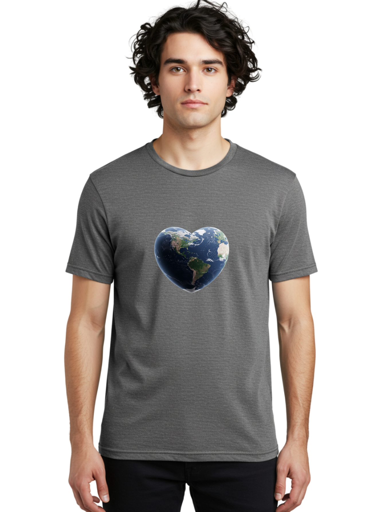 Earth-Heart Men'S Graphic Tee, 100% Cotton, Comfortable Casual Summer Wear, Machine Washable, Vintage Camera, Old Camera, Antique Camera, Black Camera, Classic Photography, Photography Equipment, Nostalgic Device, Film Camera, Camera Art Bam358