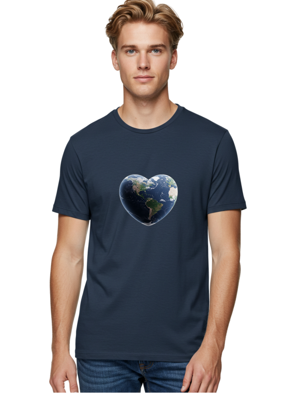 Earth-Heart Men'S Graphic Tee, 100% Cotton, Comfortable Casual Summer Wear, Machine Washable, Vintage Camera, Old Camera, Antique Camera, Black Camera, Classic Photography, Photography Equipment, Nostalgic Device, Film Camera, Camera Art Bam358
