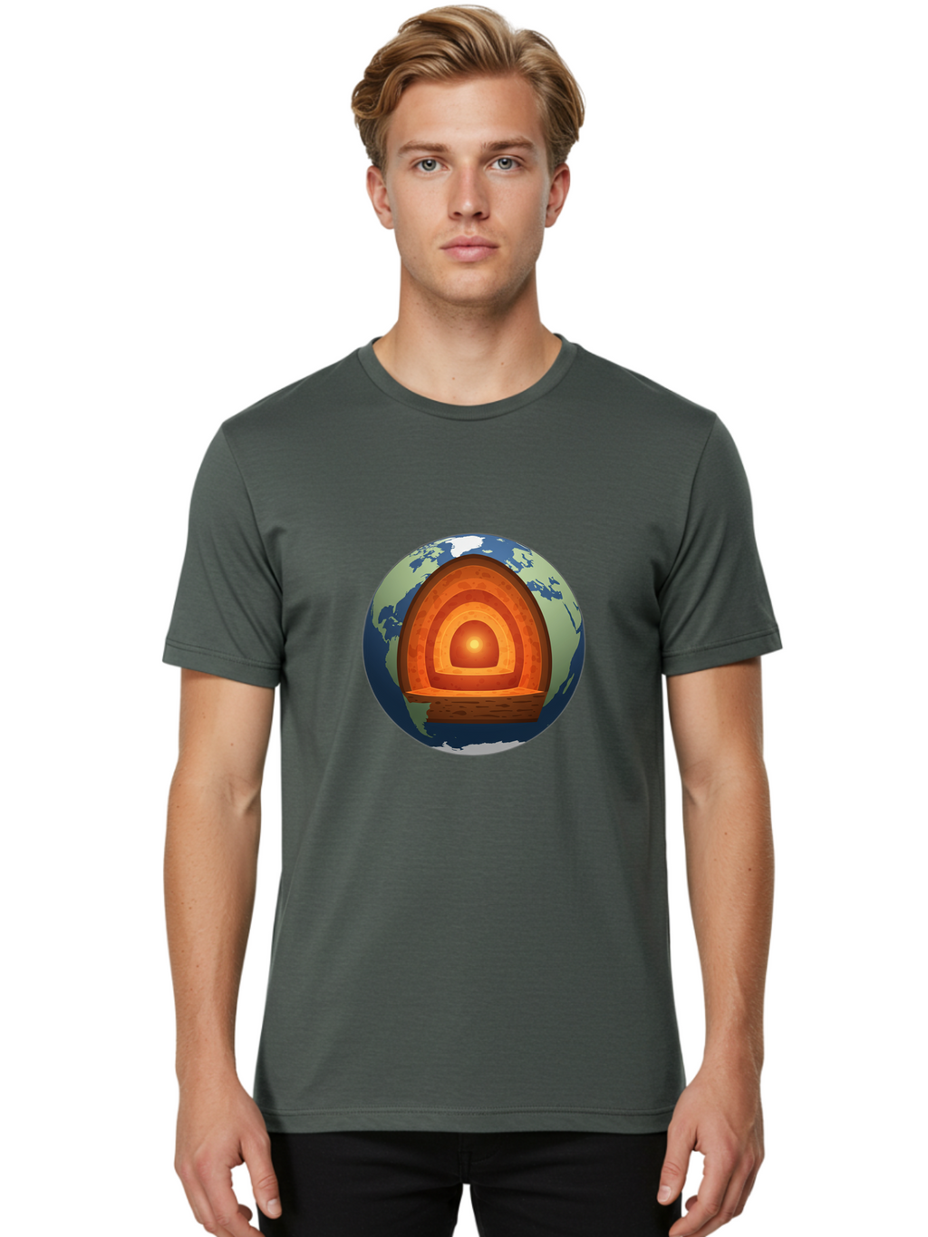 Earth-Layers Men'S Graphic Tee, 100% Cotton, Comfortable Casual Summer Wear, Machine Washable, Vintage Camera, Old Camera, Antique Camera, Black Camera, Classic Photography, Photography Equipment, Nostalgic Device, Film Camera, Camera Art Bam359