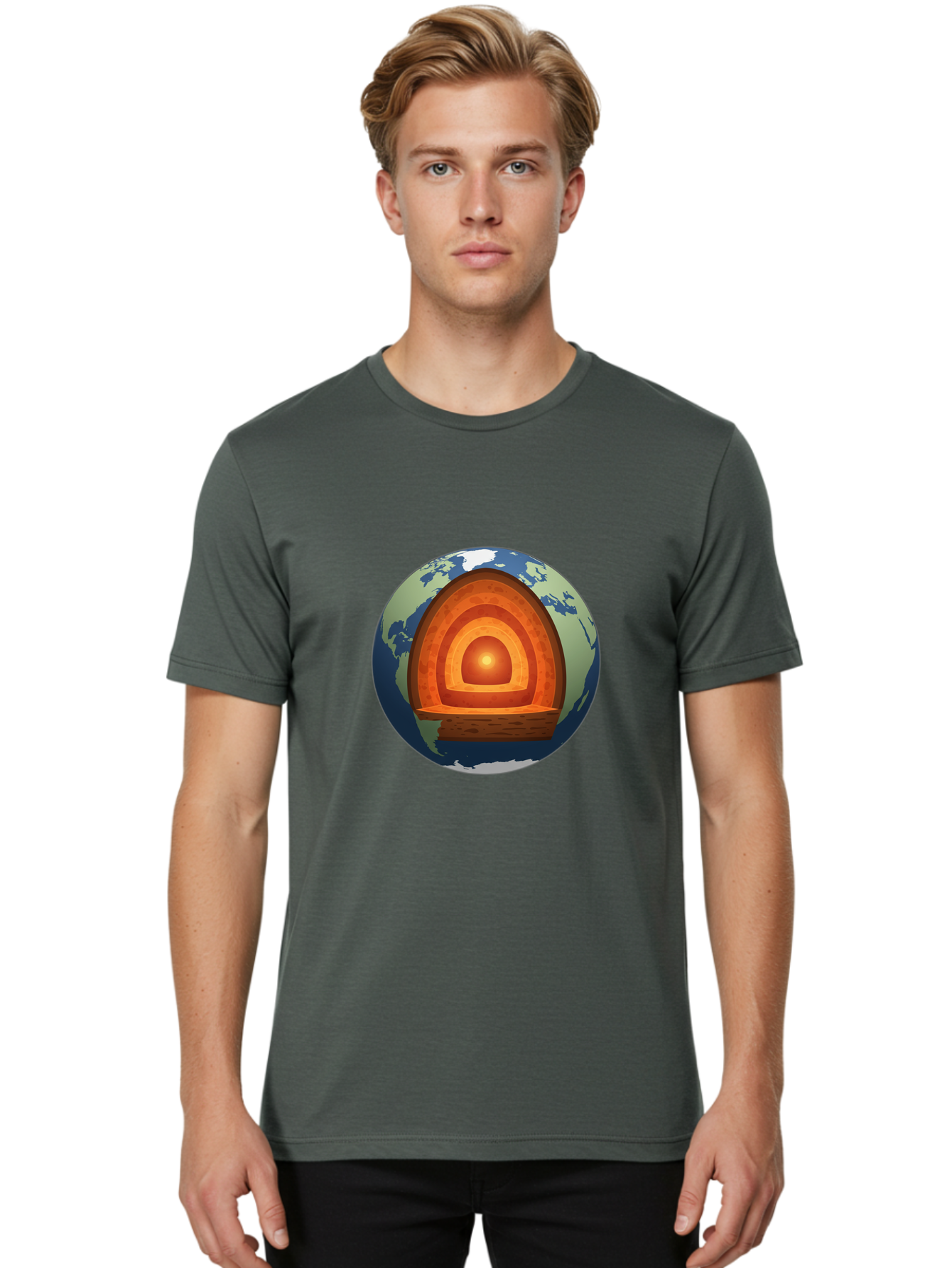 Earth-Layers Men'S Graphic Tee, 100% Cotton, Comfortable Casual Summer Wear, Machine Washable, Vintage Camera, Old Camera, Antique Camera, Black Camera, Classic Photography, Photography Equipment, Nostalgic Device, Film Camera, Camera Art Bam359