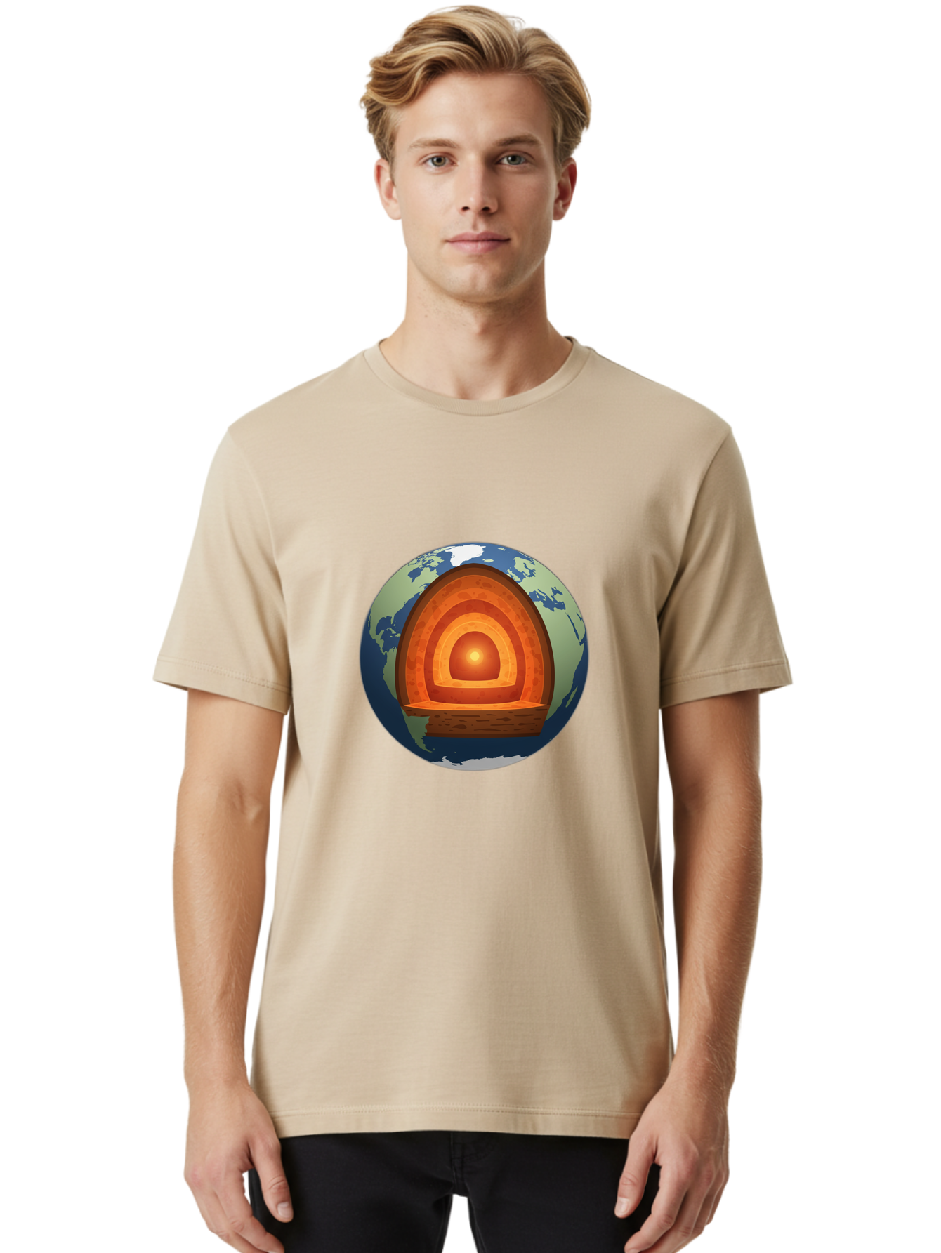 Earth-Layers Men'S Graphic Tee, 100% Cotton, Comfortable Casual Summer Wear, Machine Washable, Vintage Camera, Old Camera, Antique Camera, Black Camera, Classic Photography, Photography Equipment, Nostalgic Device, Film Camera, Camera Art Bam359