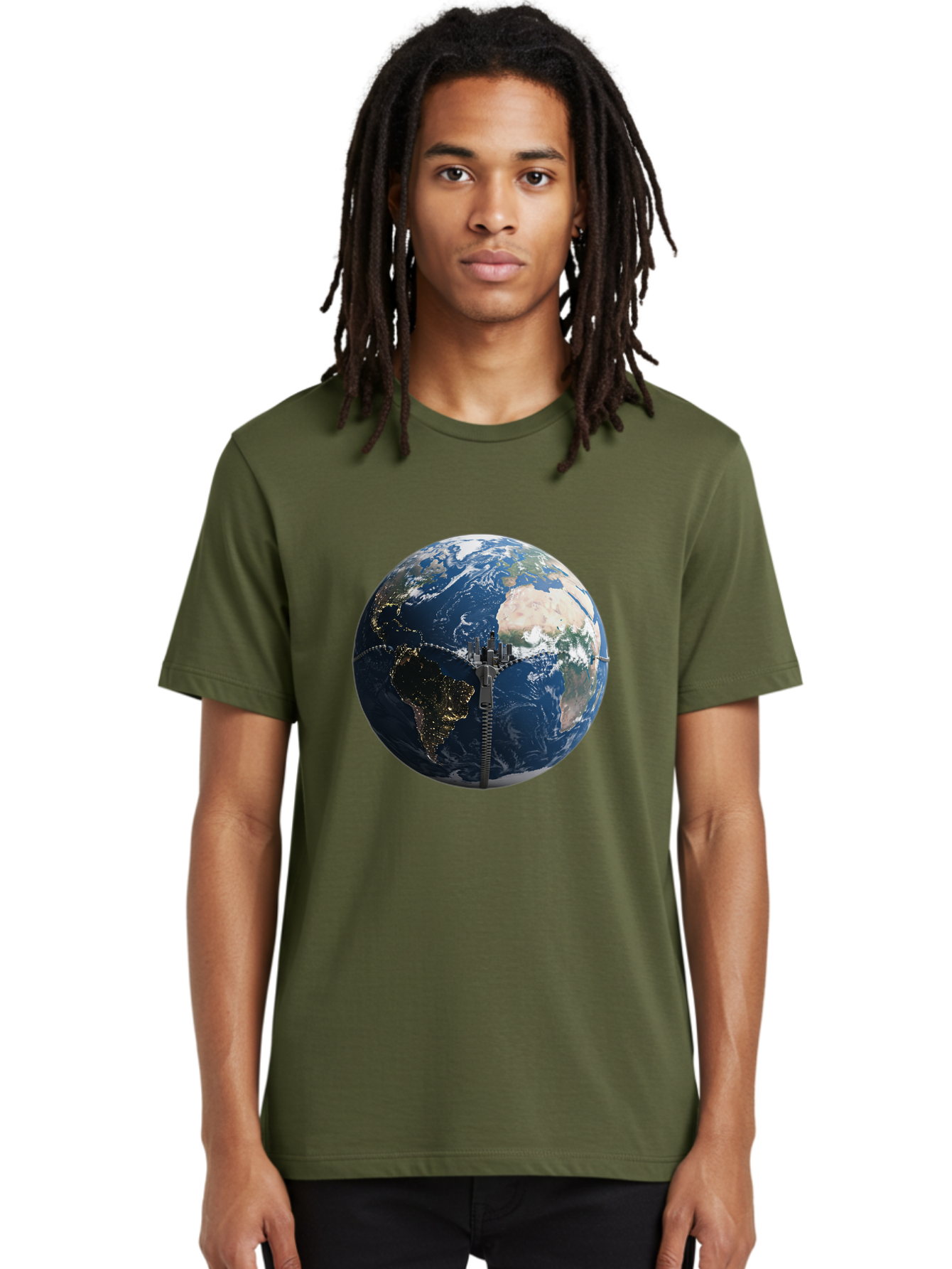 Earth-With-Zip Men'S Graphic Tee, 100% Cotton, Comfortable Casual Summer Wear, Machine Washable, Vintage Camera, Old Camera, Antique Camera, Black Camera, Classic Photography, Photography Equipment, Nostalgic Device, Film Camera, Camera Art Bam360