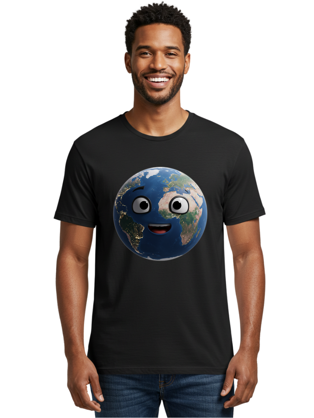 Earth Men'S Graphic Tee, 100% Cotton, Comfortable Casual Summer Wear, Machine Washable, Vintage Camera, Old Camera, Antique Camera, Black Camera, Classic Photography, Photography Equipment, Nostalgic Device, Film Camera, Camera Art Bam361