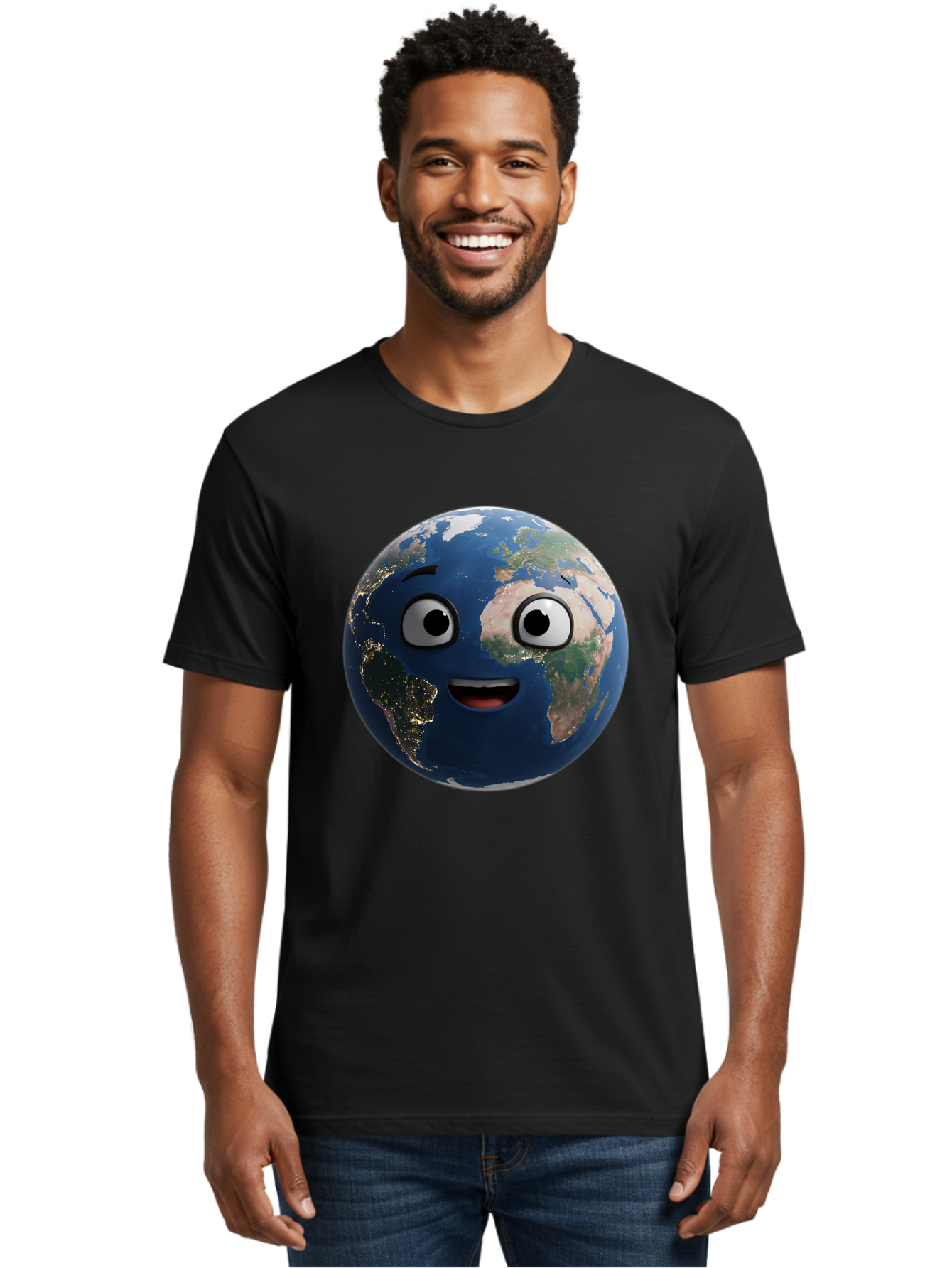 Earth Men'S Graphic Tee, 100% Cotton, Comfortable Casual Summer Wear, Machine Washable, Vintage Camera, Old Camera, Antique Camera, Black Camera, Classic Photography, Photography Equipment, Nostalgic Device, Film Camera, Camera Art Bam361