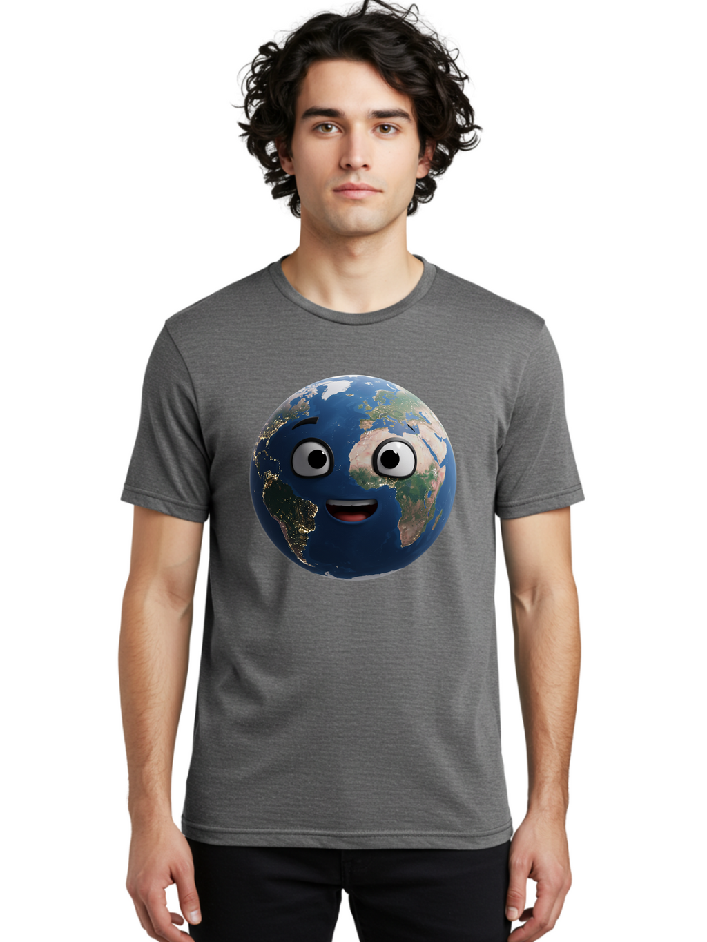 Earth Men'S Graphic Tee, 100% Cotton, Comfortable Casual Summer Wear, Machine Washable, Vintage Camera, Old Camera, Antique Camera, Black Camera, Classic Photography, Photography Equipment, Nostalgic Device, Film Camera, Camera Art Bam361
