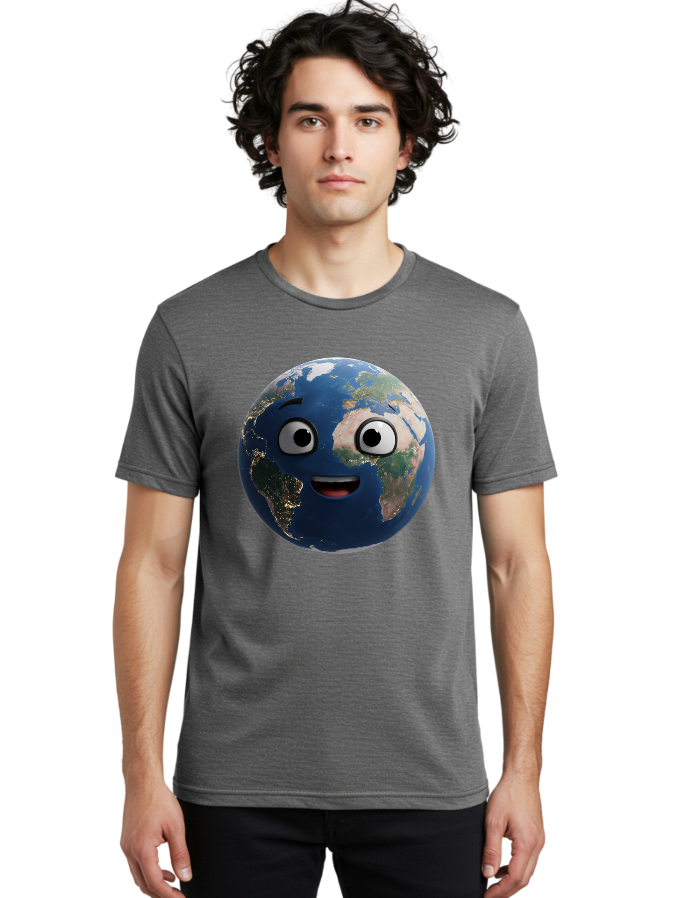 Earth Men'S Graphic Tee, 100% Cotton, Comfortable Casual Summer Wear, Machine Washable, Vintage Camera, Old Camera, Antique Camera, Black Camera, Classic Photography, Photography Equipment, Nostalgic Device, Film Camera, Camera Art Bam361