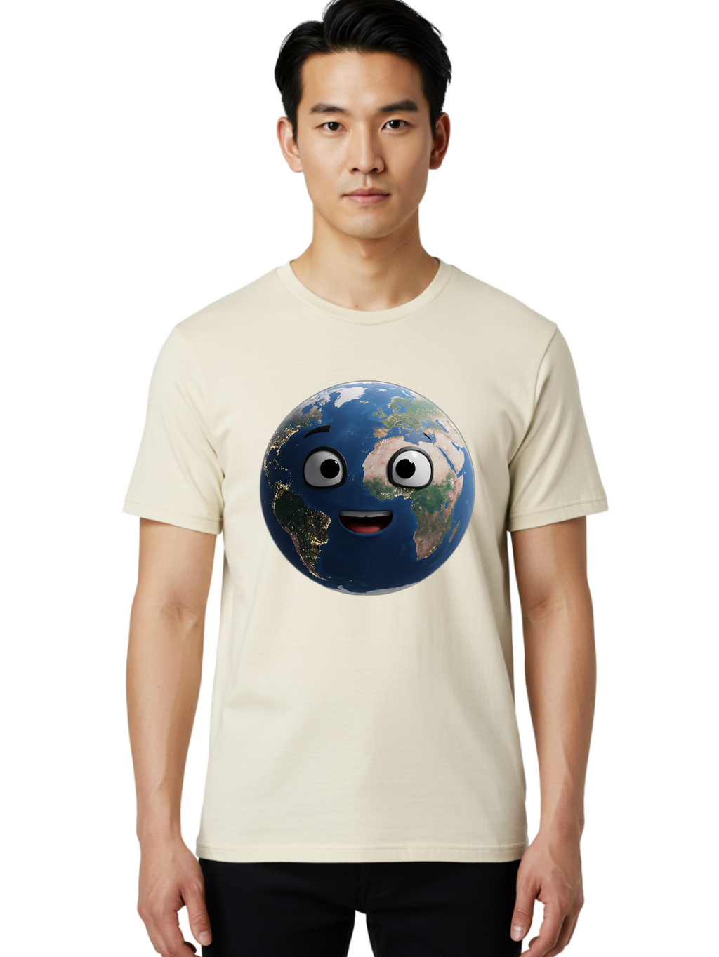 Earth Men'S Graphic Tee, 100% Cotton, Comfortable Casual Summer Wear, Machine Washable, Vintage Camera, Old Camera, Antique Camera, Black Camera, Classic Photography, Photography Equipment, Nostalgic Device, Film Camera, Camera Art Bam361