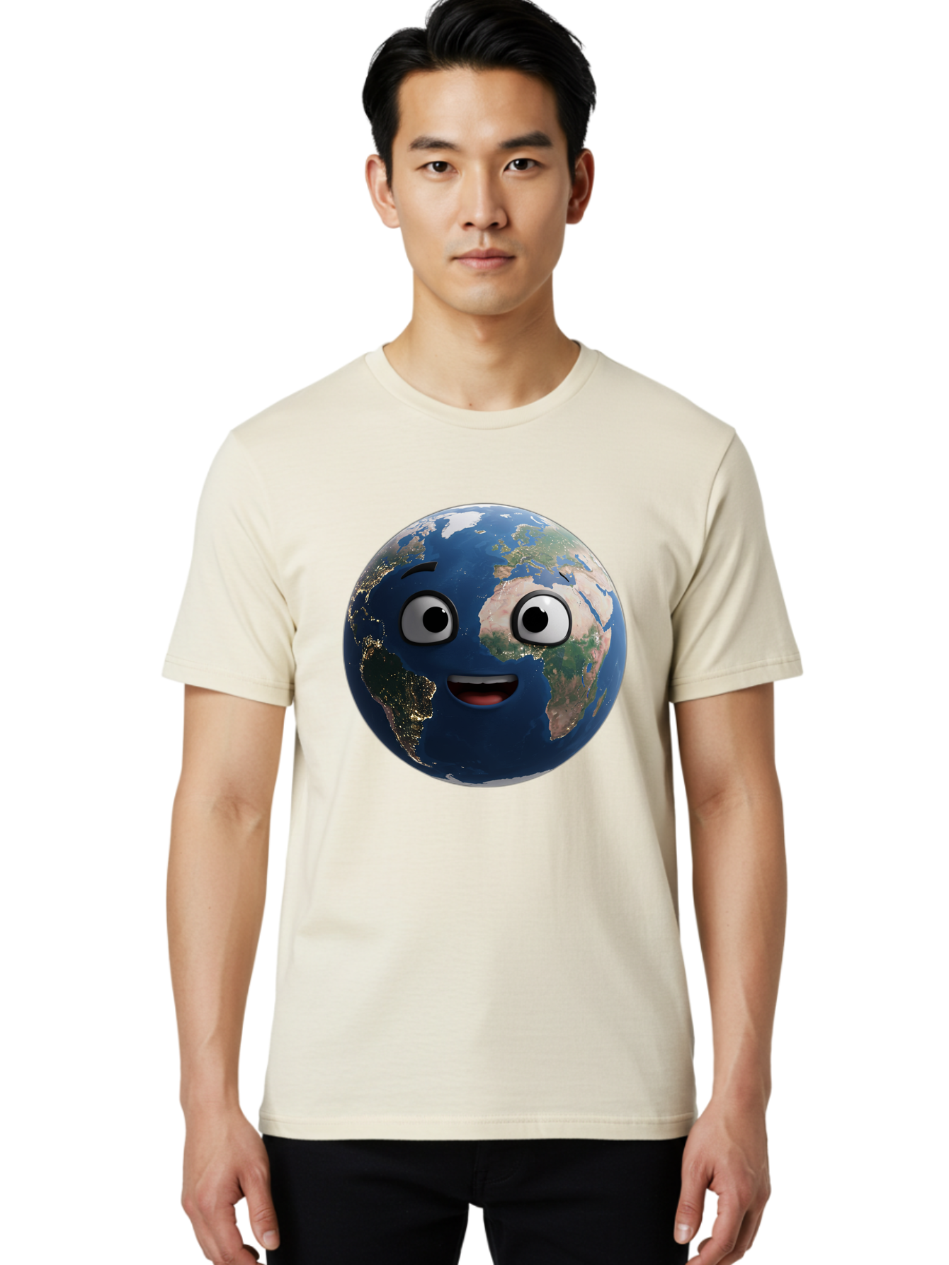 Earth Men'S Graphic Tee, 100% Cotton, Comfortable Casual Summer Wear, Machine Washable, Vintage Camera, Old Camera, Antique Camera, Black Camera, Classic Photography, Photography Equipment, Nostalgic Device, Film Camera, Camera Art Bam361