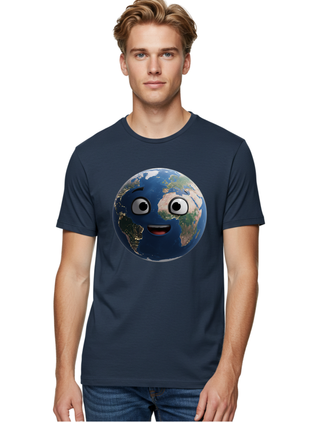 Earth Men'S Graphic Tee, 100% Cotton, Comfortable Casual Summer Wear, Machine Washable, Vintage Camera, Old Camera, Antique Camera, Black Camera, Classic Photography, Photography Equipment, Nostalgic Device, Film Camera, Camera Art Bam361