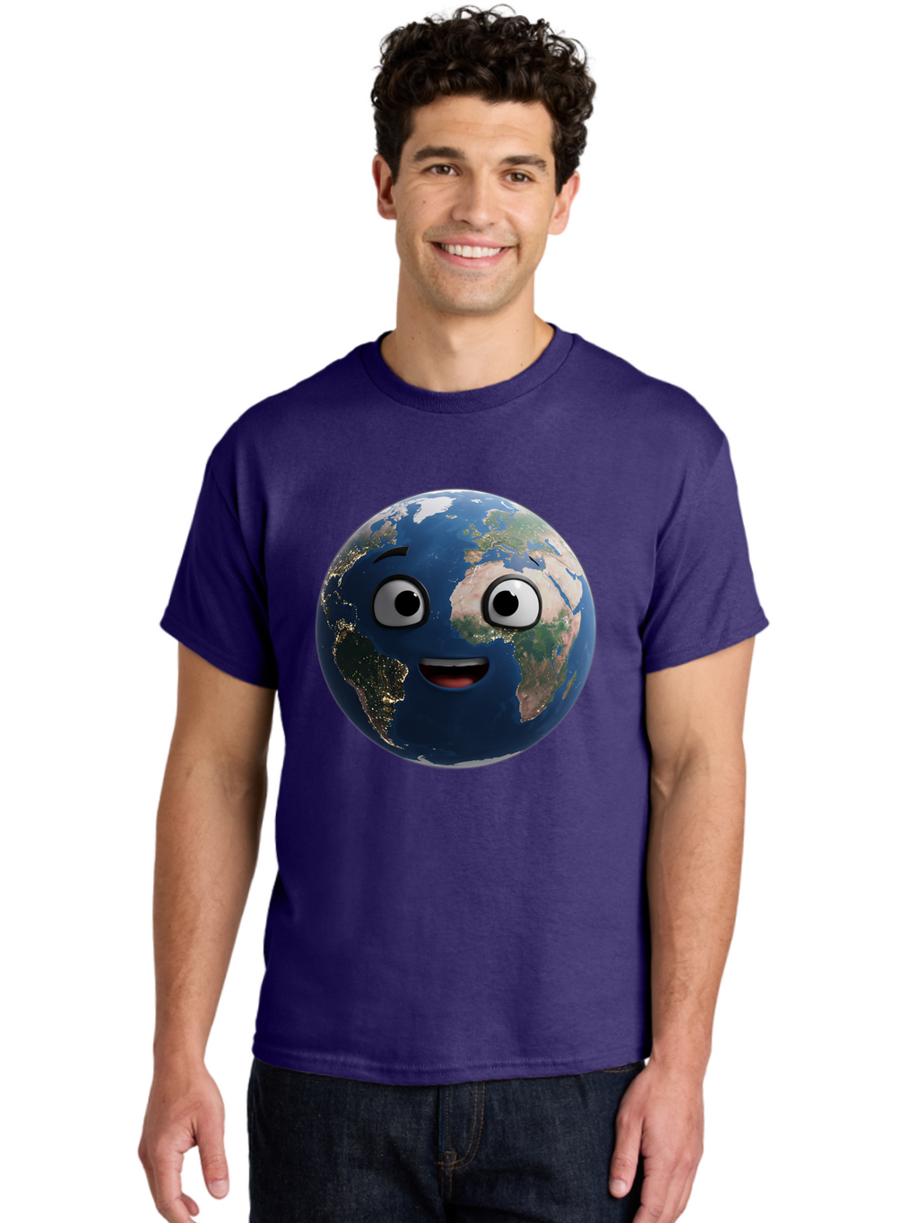 Earth Men'S Graphic Tee, 100% Cotton, Comfortable Casual Summer Wear, Machine Washable, Vintage Camera, Old Camera, Antique Camera, Black Camera, Classic Photography, Photography Equipment, Nostalgic Device, Film Camera, Camera Art Bam361