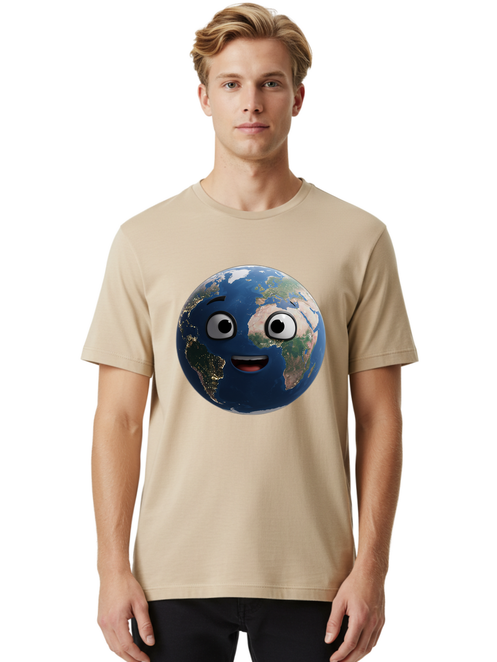Earth Men'S Graphic Tee, 100% Cotton, Comfortable Casual Summer Wear, Machine Washable, Vintage Camera, Old Camera, Antique Camera, Black Camera, Classic Photography, Photography Equipment, Nostalgic Device, Film Camera, Camera Art Bam361