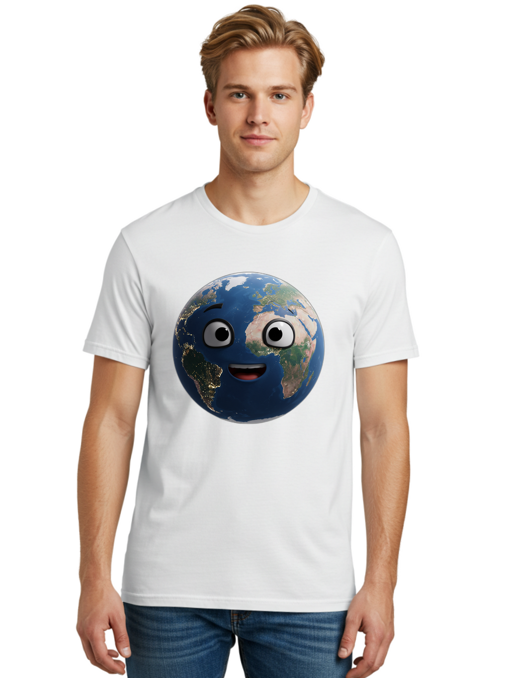 Earth Men'S Graphic Tee, 100% Cotton, Comfortable Casual Summer Wear, Machine Washable, Vintage Camera, Old Camera, Antique Camera, Black Camera, Classic Photography, Photography Equipment, Nostalgic Device, Film Camera, Camera Art Bam361