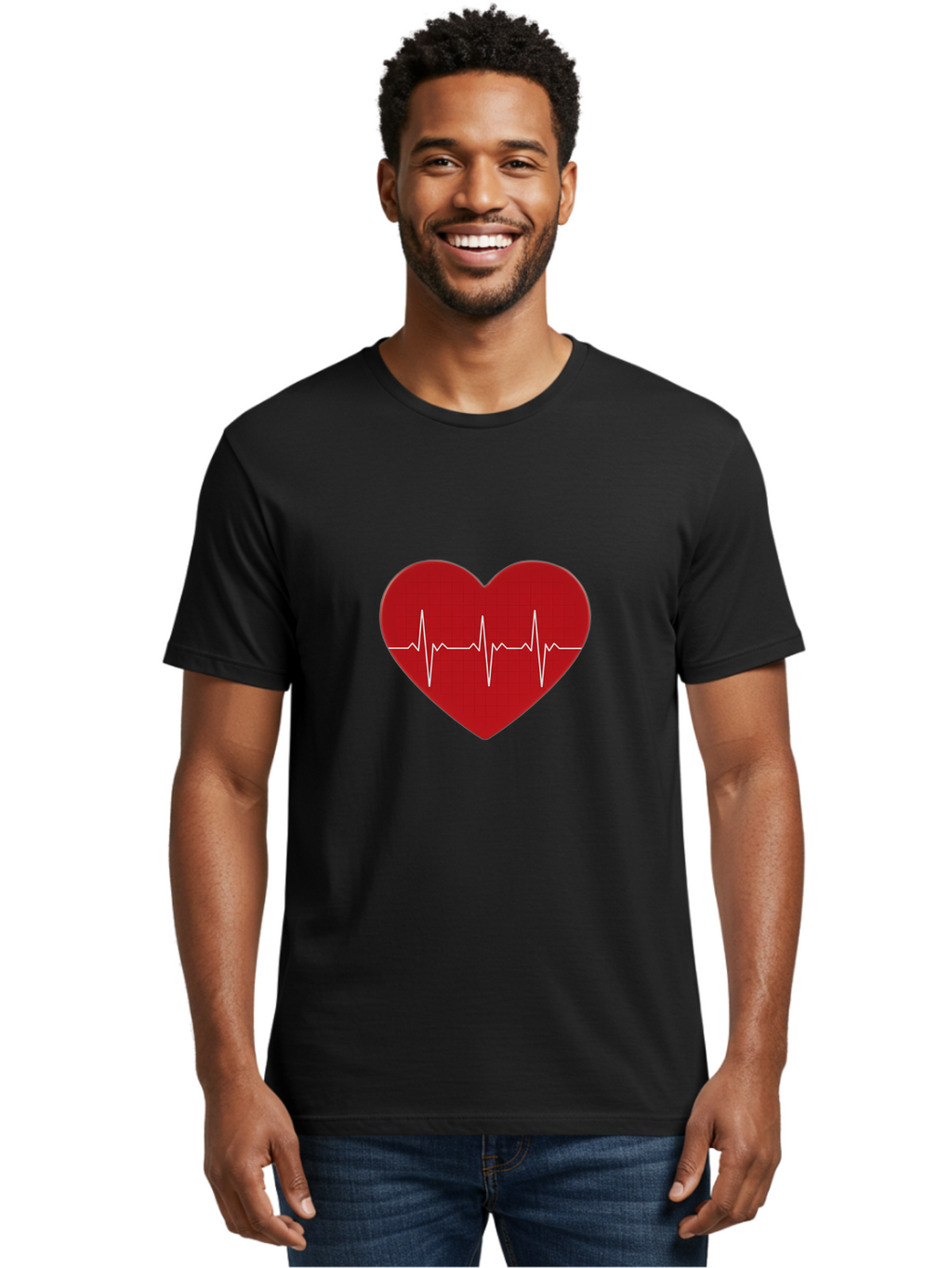 Ecg-Heart Men'S Graphic Tee, 100% Cotton, Comfortable Casual Summer Wear, Machine Washable, Vintage Camera, Old Camera, Antique Camera, Black Camera, Classic Photography, Photography Equipment, Nostalgic Device, Film Camera, Camera Art Bam363
