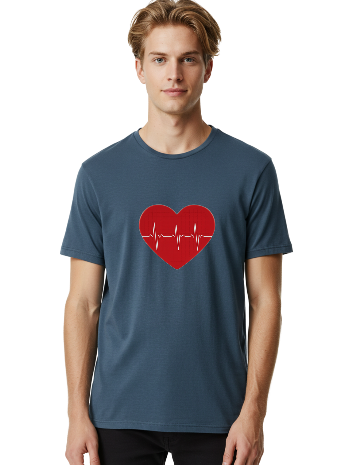 Ecg-Heart Men'S Graphic Tee, 100% Cotton, Comfortable Casual Summer Wear, Machine Washable, Vintage Camera, Old Camera, Antique Camera, Black Camera, Classic Photography, Photography Equipment, Nostalgic Device, Film Camera, Camera Art Bam363