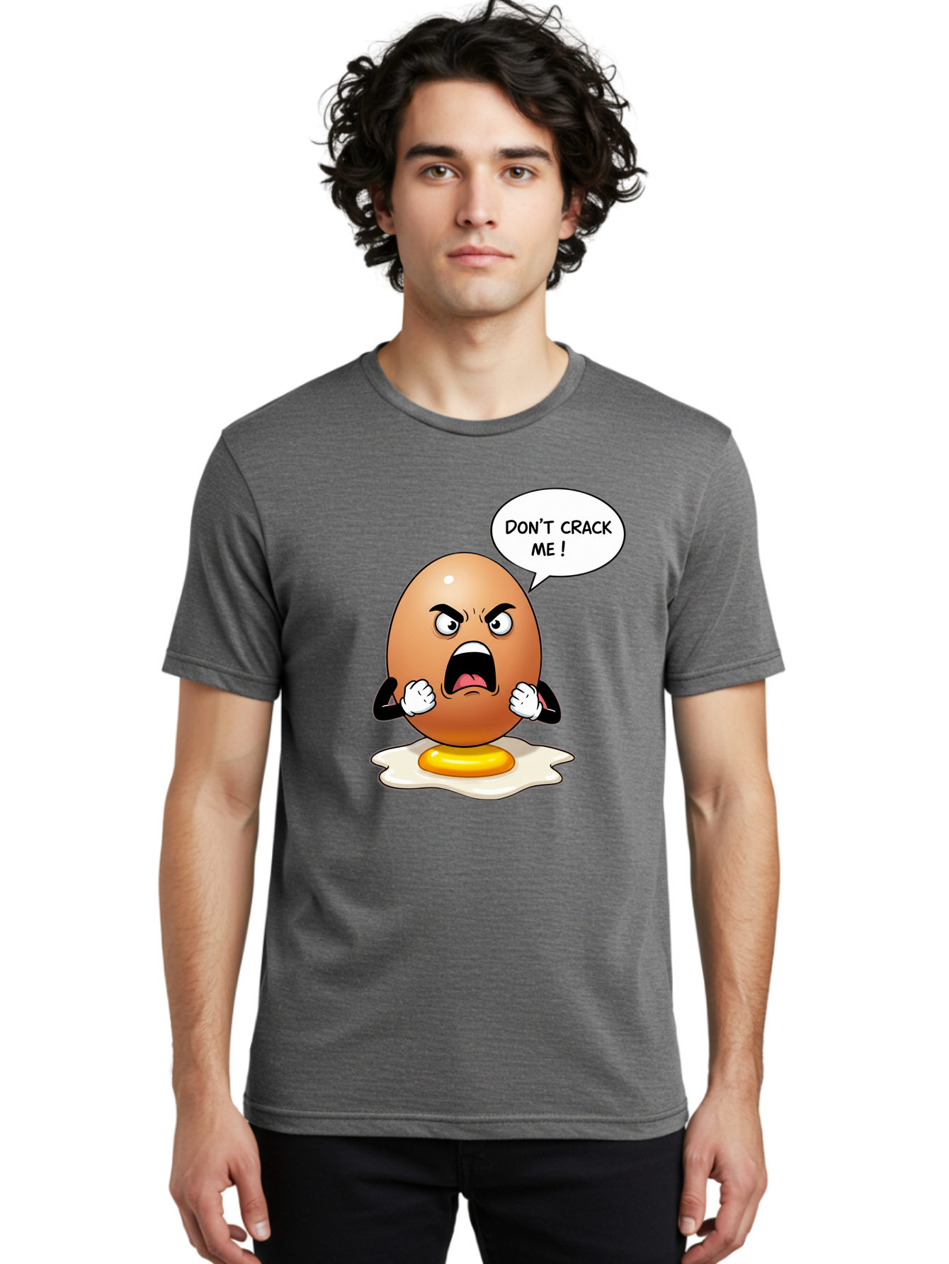Egg-Don-T-Crack-Me Men'S Graphic Tee, 100% Cotton, Comfortable Casual Summer Wear, Machine Washable, Vintage Camera, Old Camera, Antique Camera, Black Camera, Classic Photography, Photography Equipment, Nostalgic Device, Film Camera, Bam368