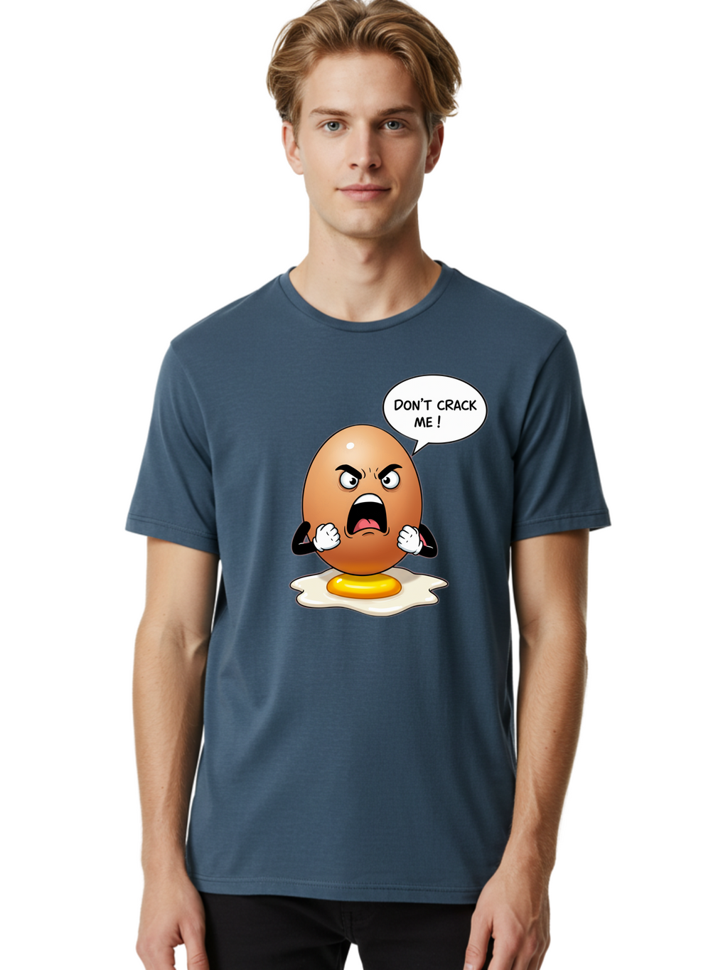 Egg-Don-T-Crack-Me Men'S Graphic Tee, 100% Cotton, Comfortable Casual Summer Wear, Machine Washable, Vintage Camera, Old Camera, Antique Camera, Black Camera, Classic Photography, Photography Equipment, Nostalgic Device, Film Camera, Bam368