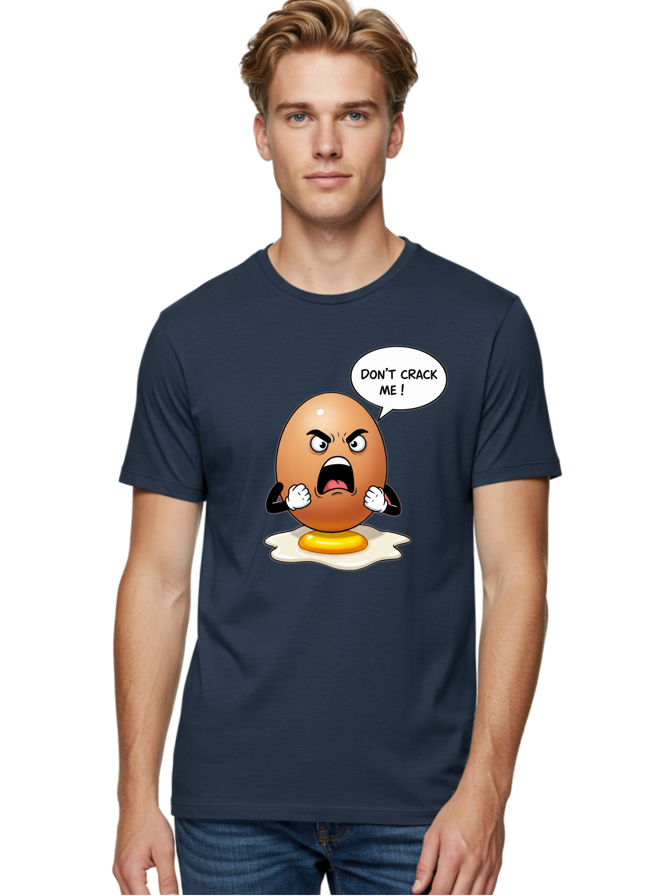 Egg-Don-T-Crack-Me Men'S Graphic Tee, 100% Cotton, Comfortable Casual Summer Wear, Machine Washable, Vintage Camera, Old Camera, Antique Camera, Black Camera, Classic Photography, Photography Equipment, Nostalgic Device, Film Camera, Bam368