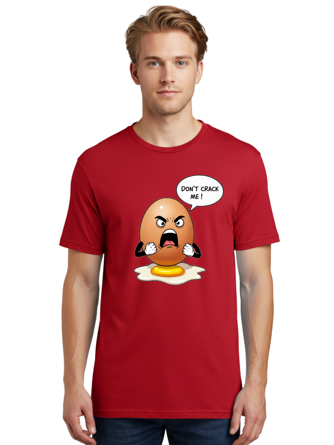 Egg-Don-T-Crack-Me Men'S Graphic Tee, 100% Cotton, Comfortable Casual Summer Wear, Machine Washable, Vintage Camera, Old Camera, Antique Camera, Black Camera, Classic Photography, Photography Equipment, Nostalgic Device, Film Camera, Bam368