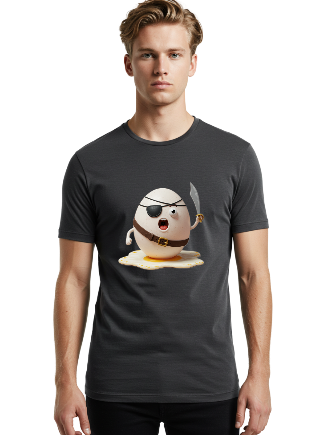 Egg-Pirate Men'S Graphic Tee, 100% Cotton, Comfortable Casual Summer Wear, Machine Washable, Vintage Camera, Old Camera, Antique Camera, Black Camera, Classic Photography, Photography Equipment, Nostalgic Device, Film Camera, Camera Art Bam369