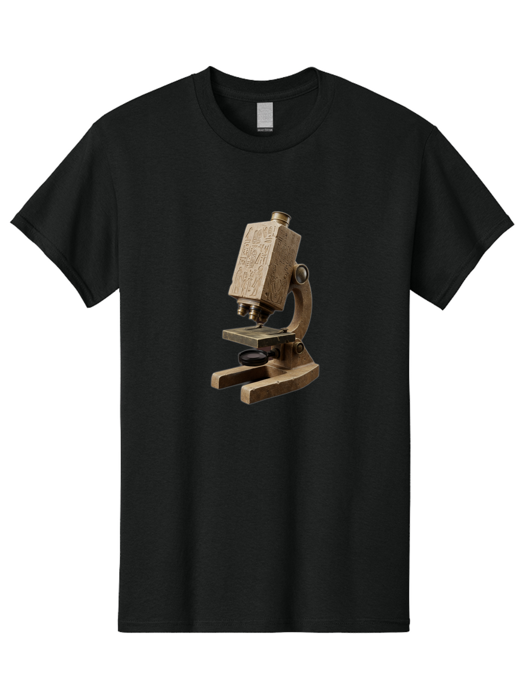 Egyptian-Microscope Men'S Graphic Tee, 100% Cotton, Comfortable Casual Summer Wear, Machine Washable, Vintage Camera, Old Camera, Antique Camera, Black Camera, Classic Photography, Photography Equipment, Nostalgic Device, Film Camera, Bam371