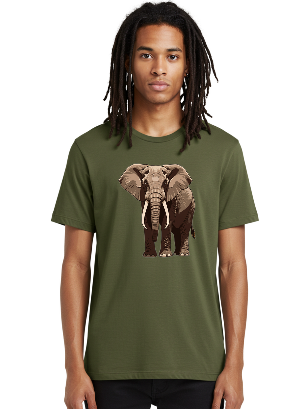 Elephant Men'S Graphic Tee, 100% Cotton, Comfortable Casual Summer Wear, Machine Washable, Vintage Camera, Old Camera, Antique Camera, Black Camera, Classic Photography, Photography Equipment, Nostalgic Device, Film Camera, Camera Art Bam375