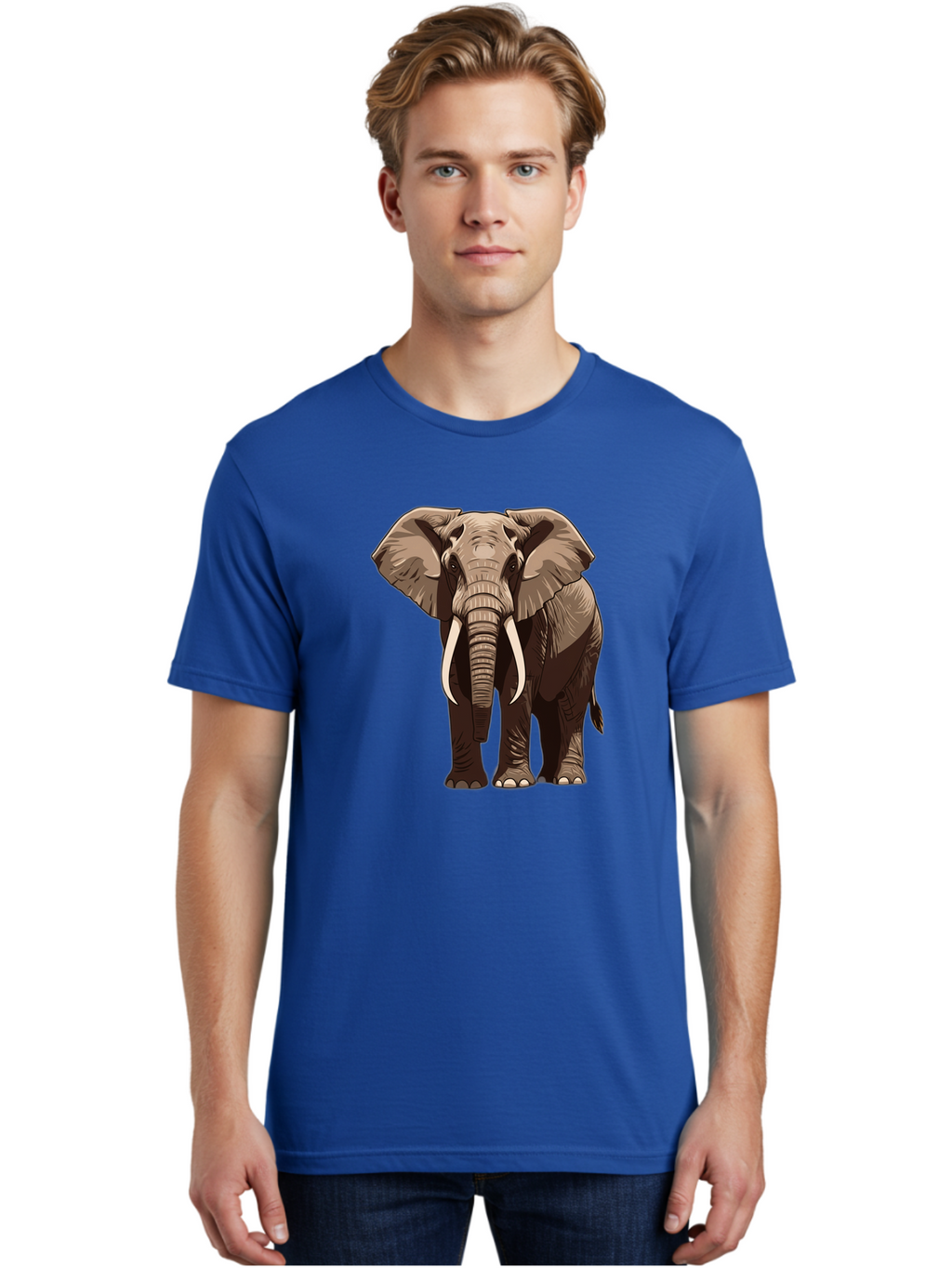 Elephant Men'S Graphic Tee, 100% Cotton, Comfortable Casual Summer Wear, Machine Washable, Vintage Camera, Old Camera, Antique Camera, Black Camera, Classic Photography, Photography Equipment, Nostalgic Device, Film Camera, Camera Art Bam375
