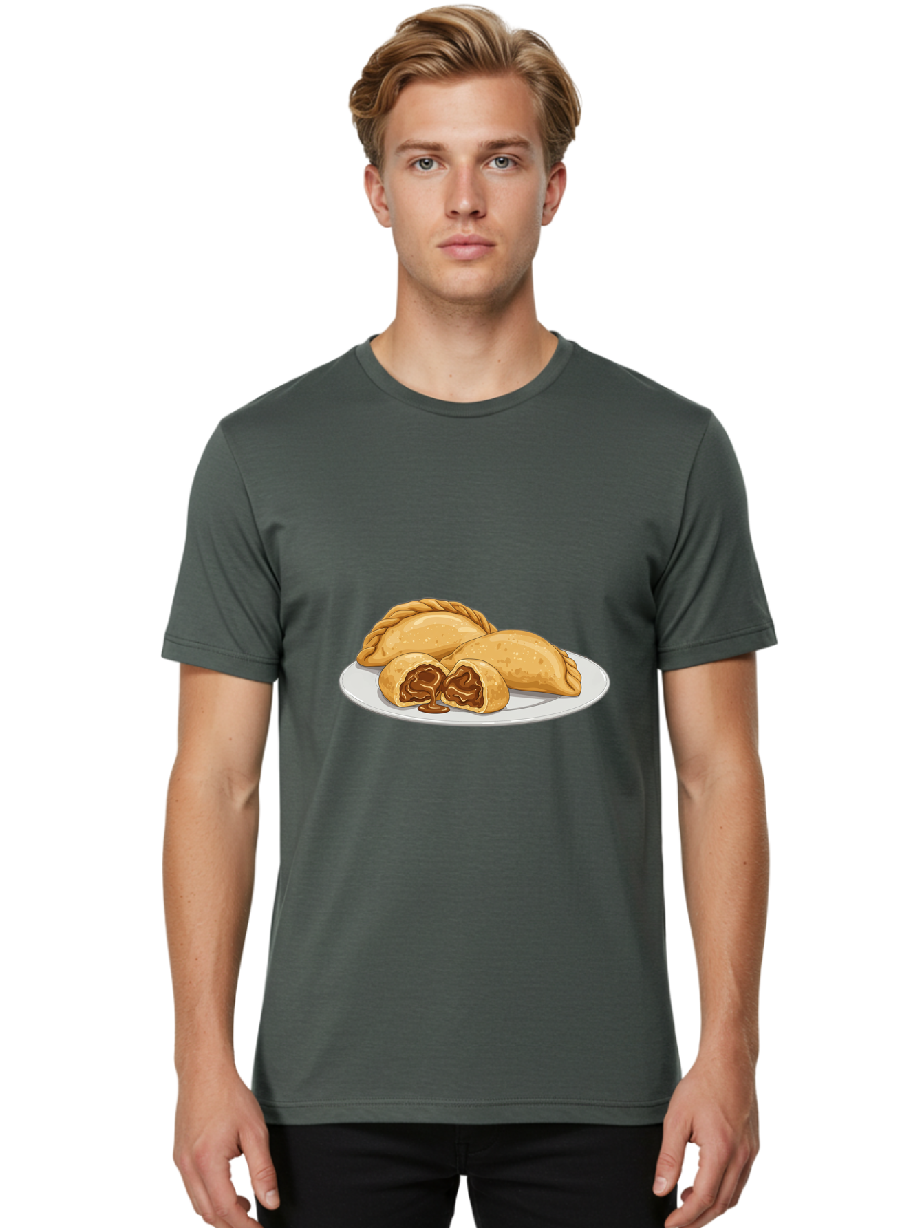 Empanadas-On-Plate Men'S Graphic Tee, 100% Cotton, Comfortable Casual Summer Wear, Machine Washable, Vintage Camera, Old Camera, Antique Camera, Black Camera, Classic Photography, Photography Equipment, Nostalgic Device, Film Camera, Bam379