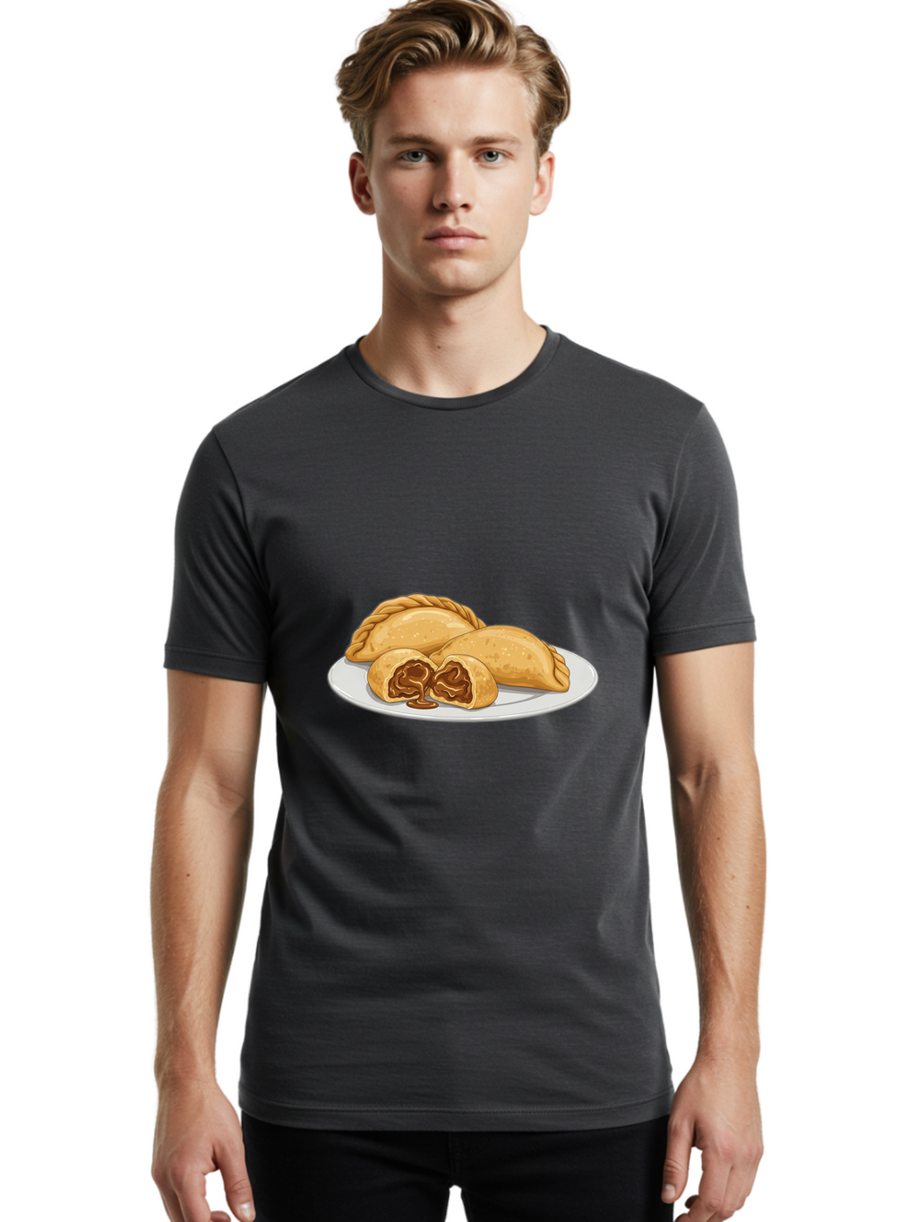 Empanadas-On-Plate Men'S Graphic Tee, 100% Cotton, Comfortable Casual Summer Wear, Machine Washable, Vintage Camera, Old Camera, Antique Camera, Black Camera, Classic Photography, Photography Equipment, Nostalgic Device, Film Camera, Bam379