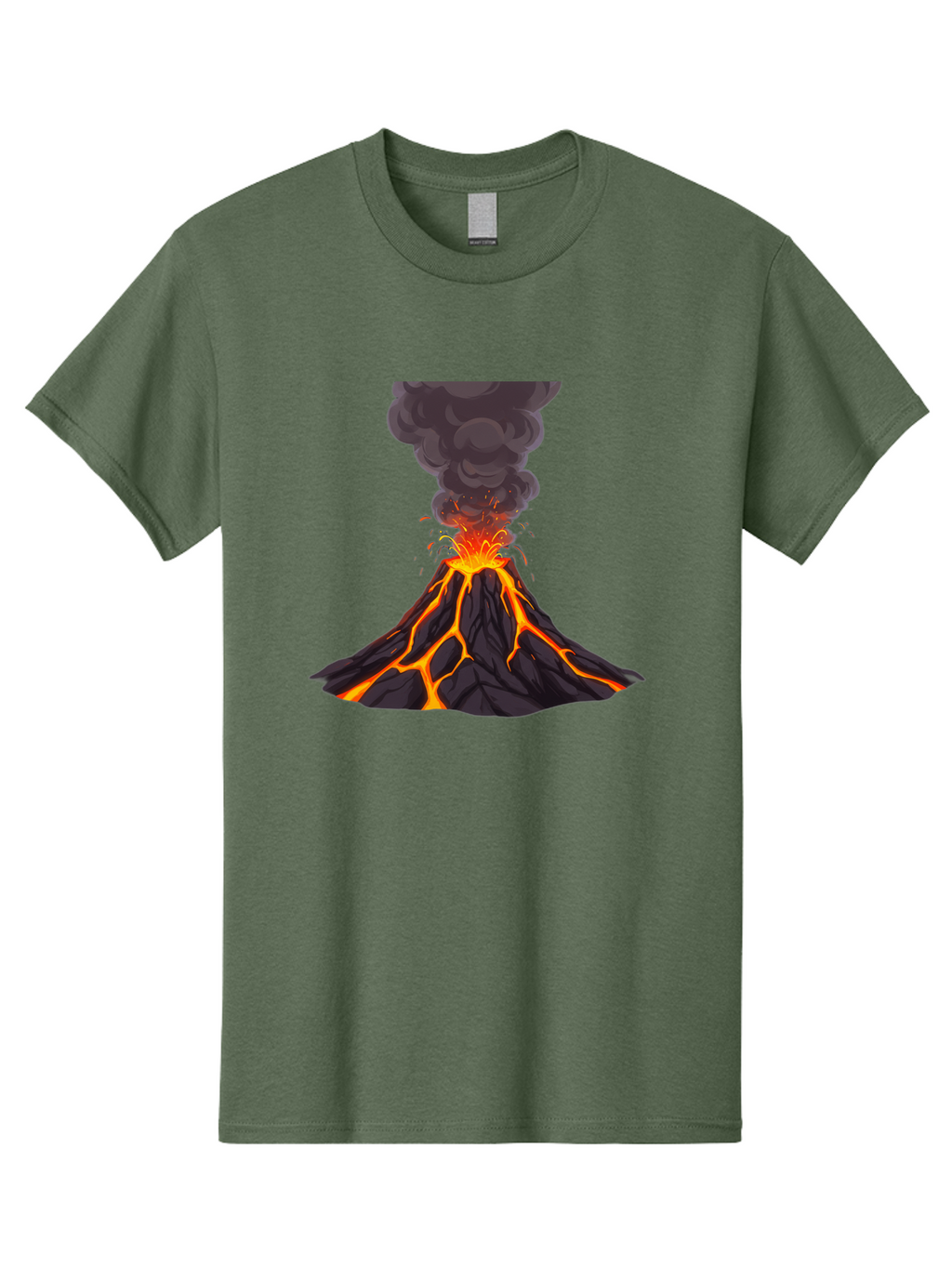 Erupting-Volcano Men'S Graphic Tee, 100% Cotton, Comfortable Casual Summer Wear, Machine Washable, Vintage Camera, Old Camera, Antique Camera, Black Camera, Classic Photography, Photography Equipment, Nostalgic Device, Film Camera, Camera Art Bam384
